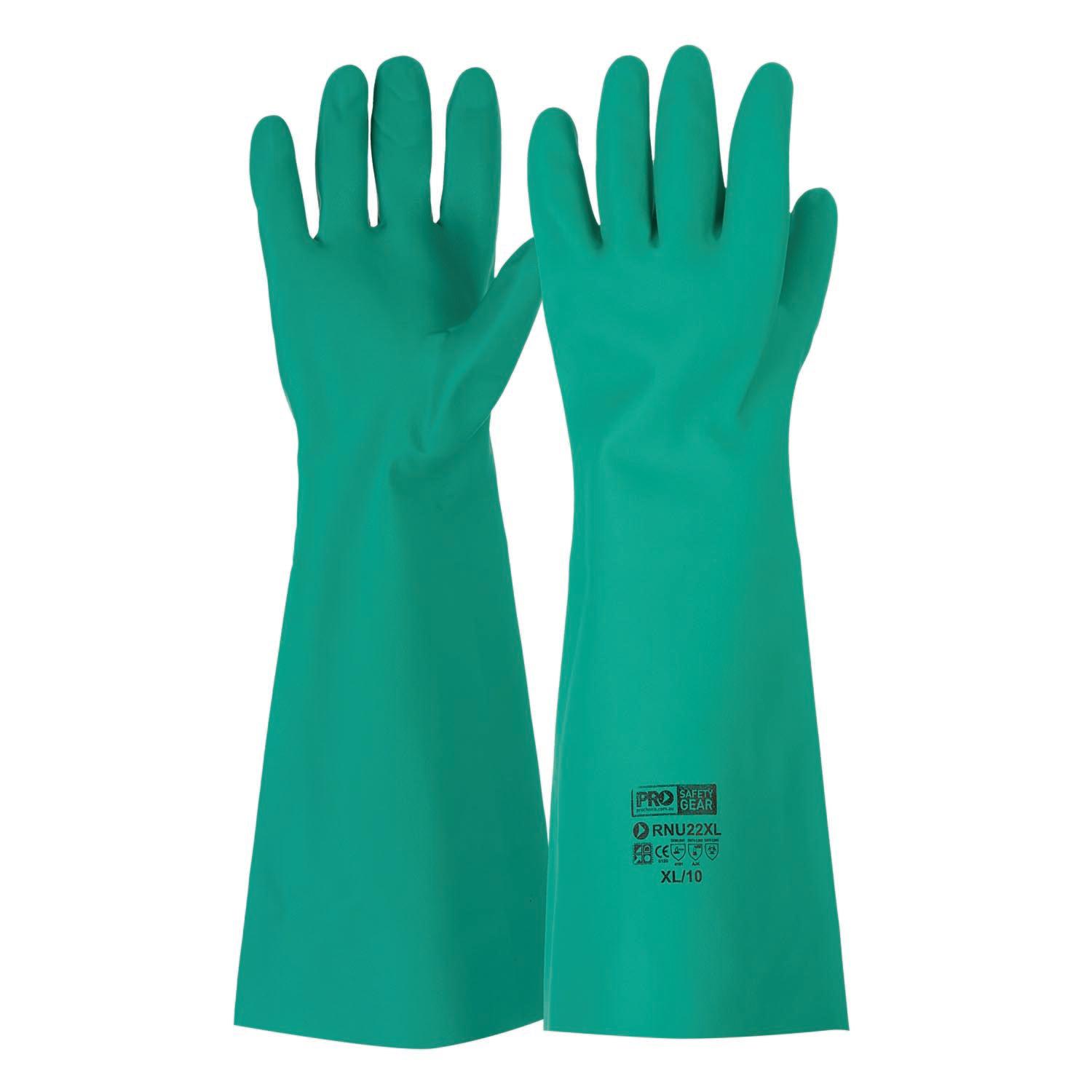 Pro Choice 45Cm Green Nitrile Gauntlet Gloves_1