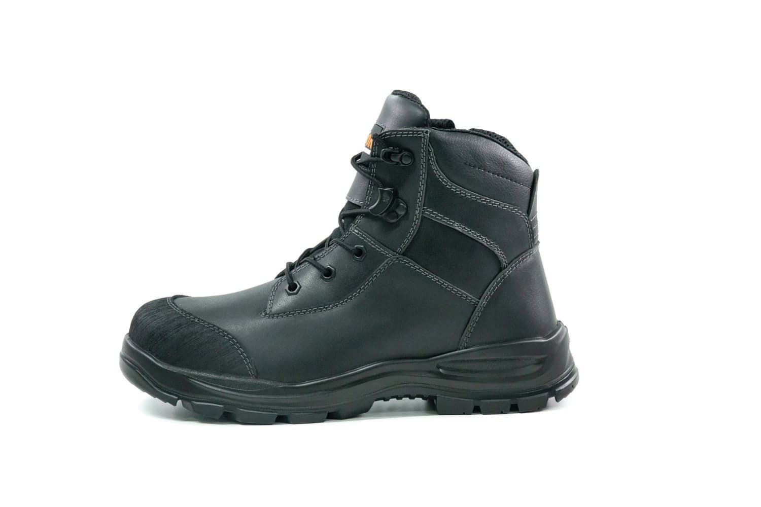 Bison Tor Lace Up Safety Boot With Zip Black_3