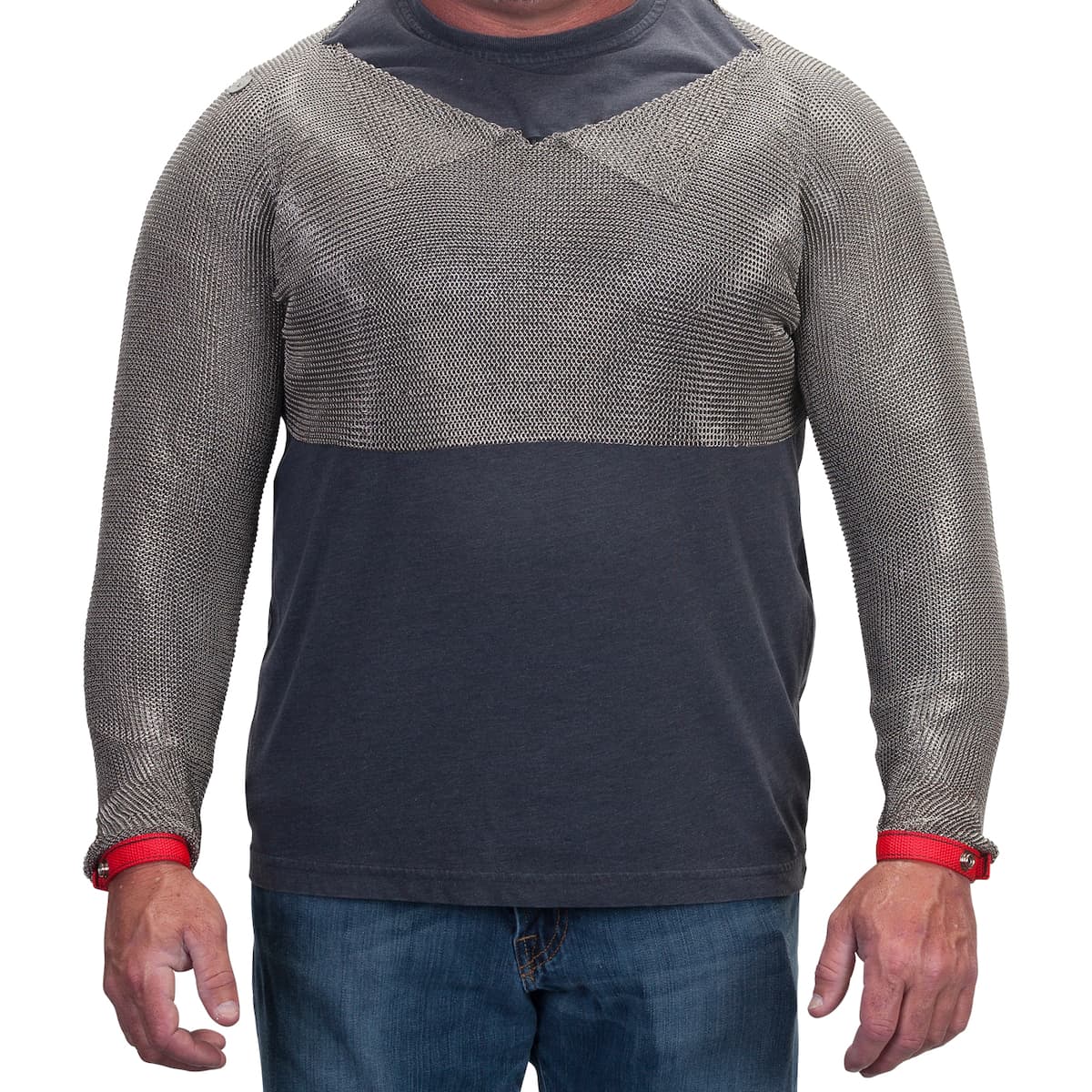 US Mesh¬Æ Stainless Steel Mesh T-Shirt with Double Sleeve - 12" Long (USM-3315)