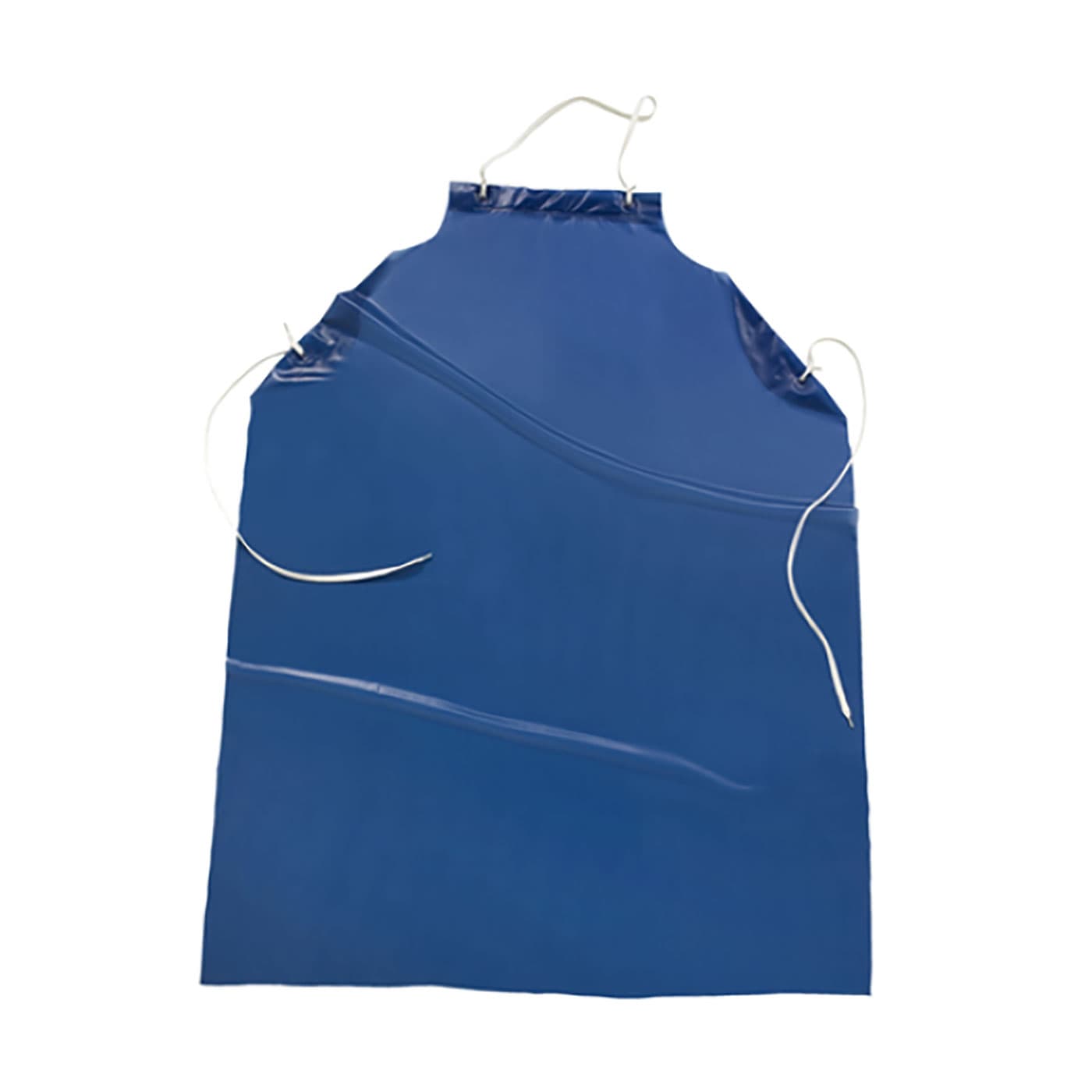 Blue Vinyl Apron - 6 mil, Blue (UUB)