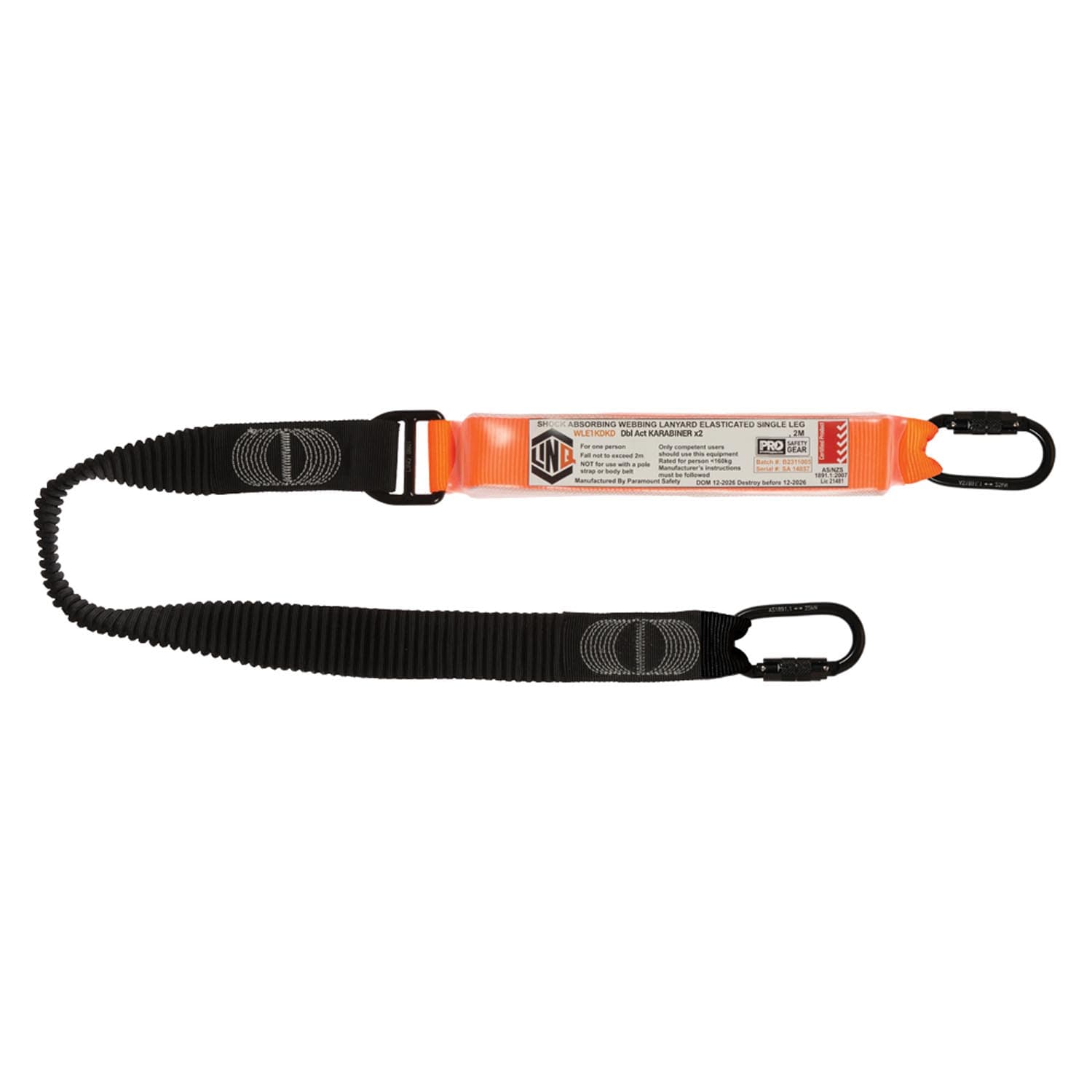 LINQ Elite Single Leg Elasticated Lanyard