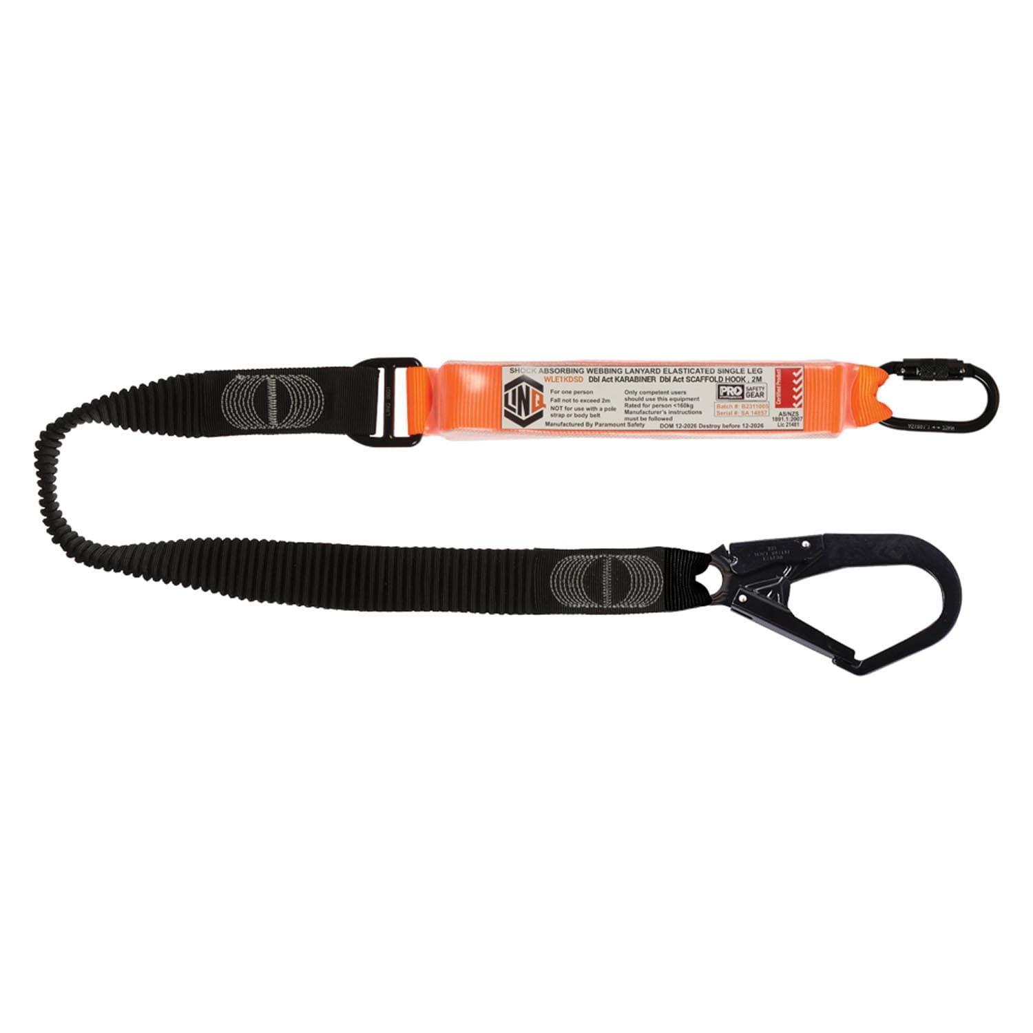 LINQ Elite Single Leg Elasticated Lanyard_2