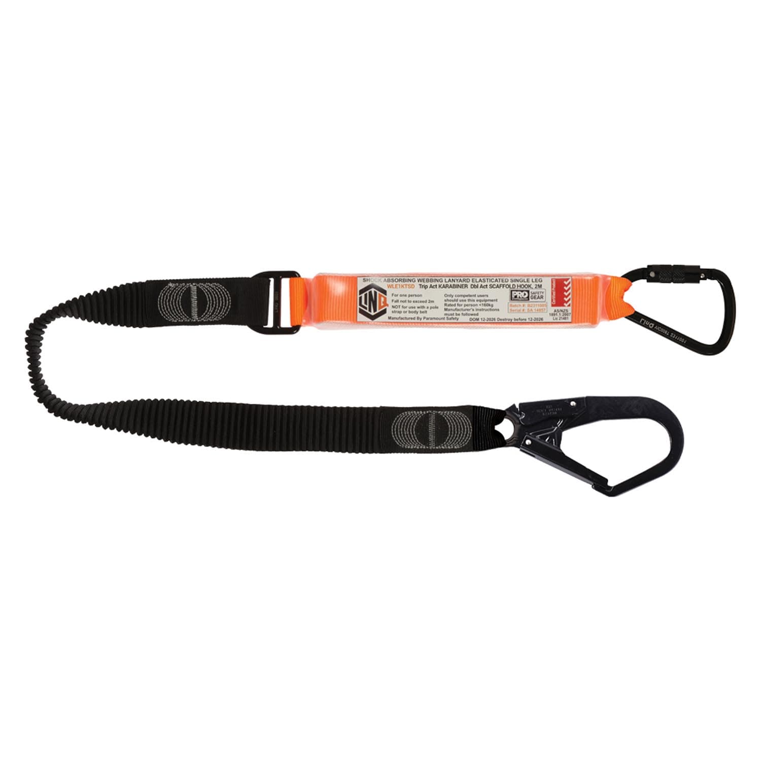 LINQ Elite Single Leg Elasticated Lanyard_20