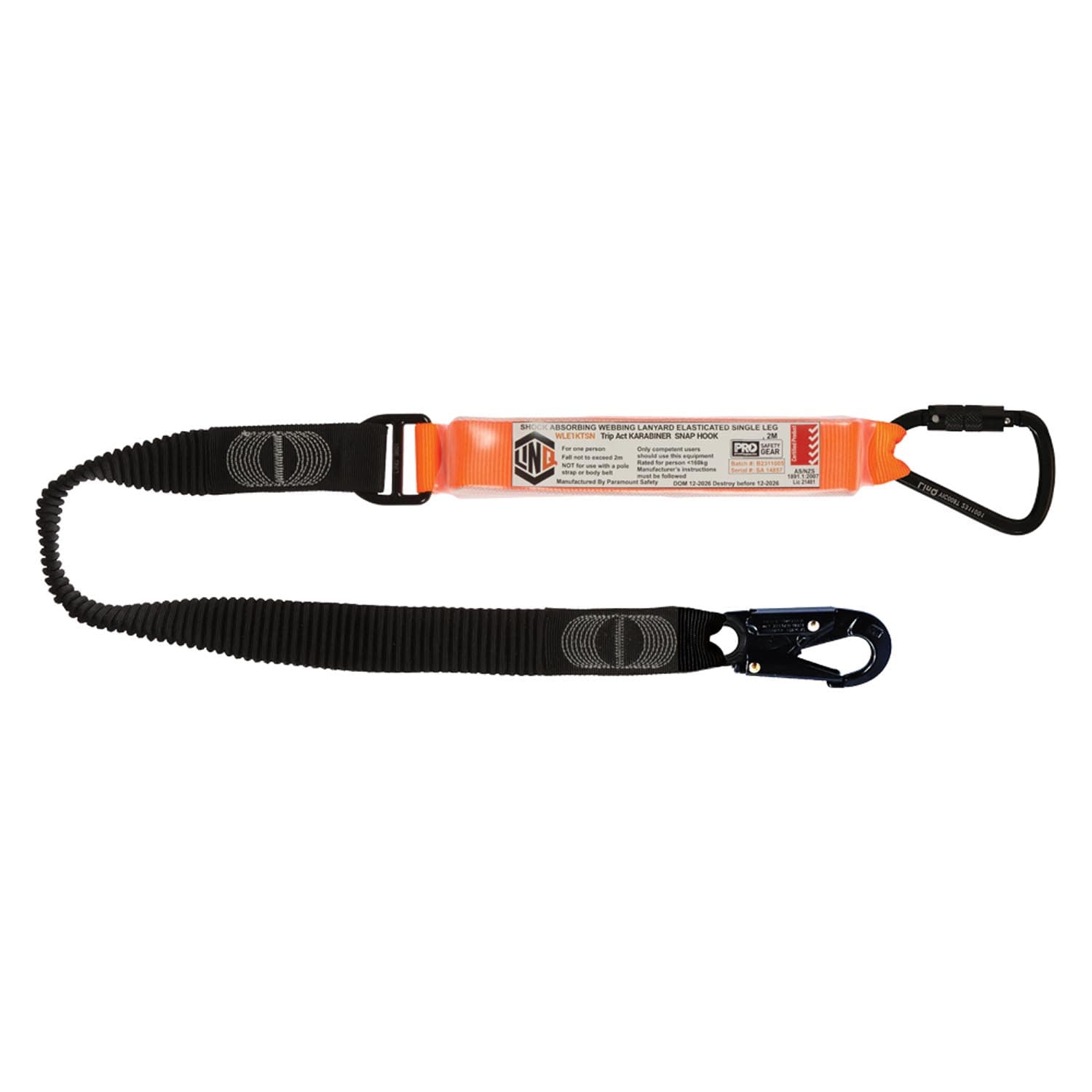 LINQ Elite Single Leg Elasticated Lanyard_22