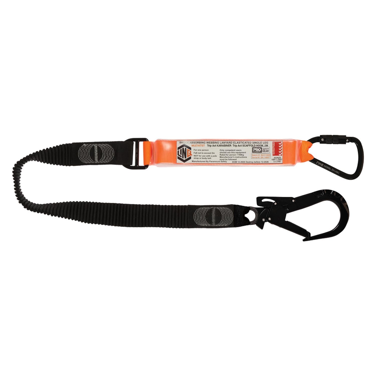 LINQ Elite Single Leg Elasticated Lanyard_24