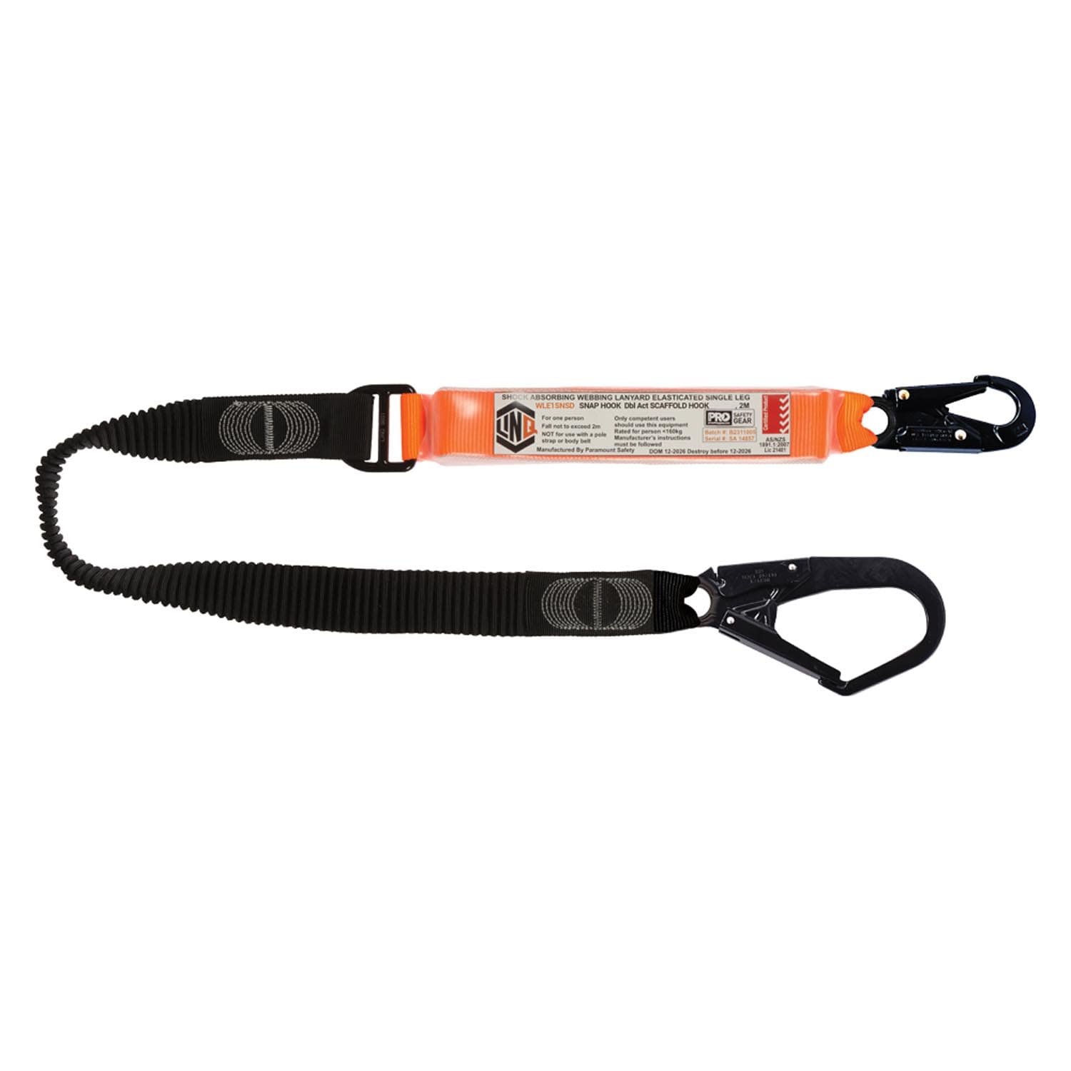 LINQ Elite Single Leg Elasticated Lanyard_28