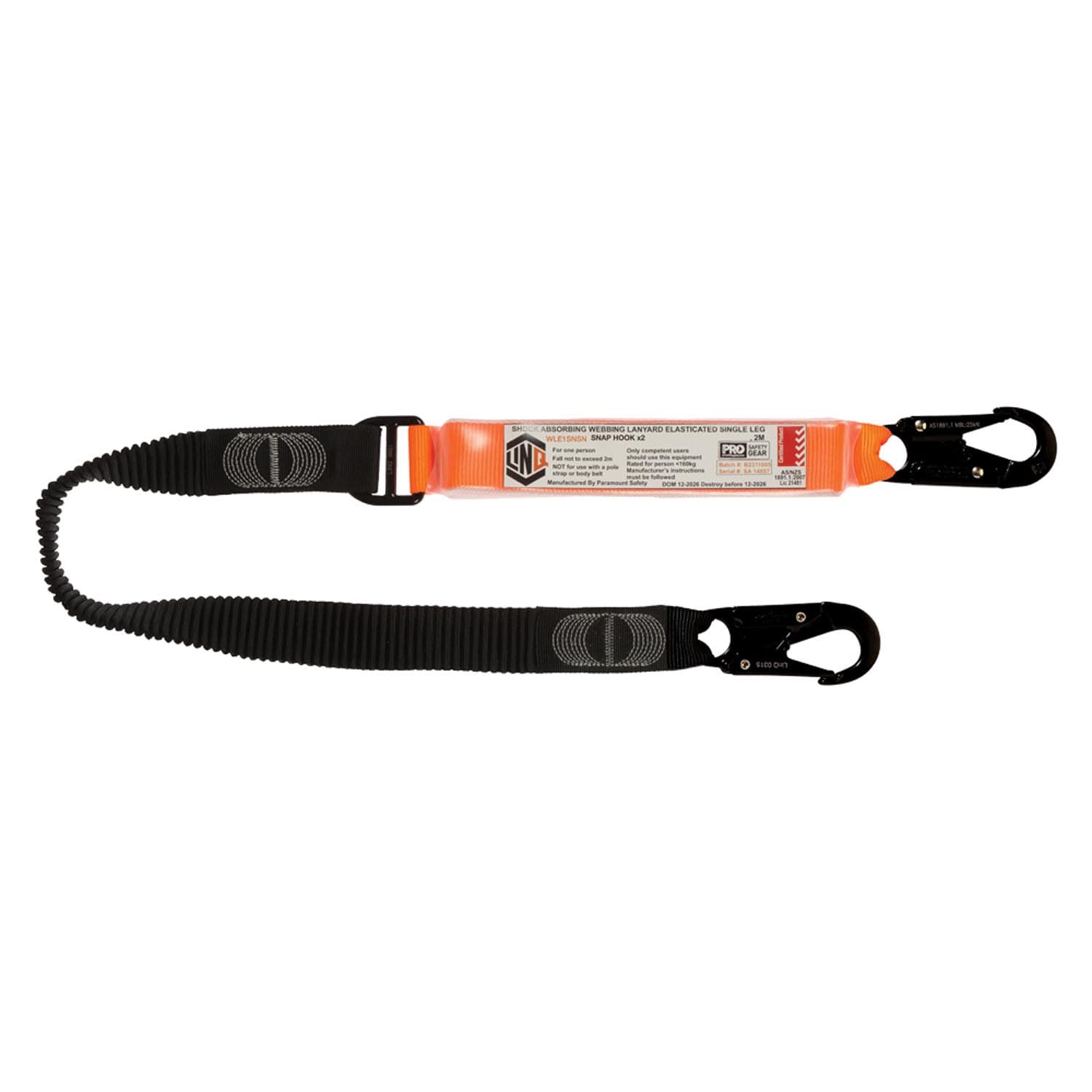 LINQ Elite Single Leg Elasticated Lanyard_33