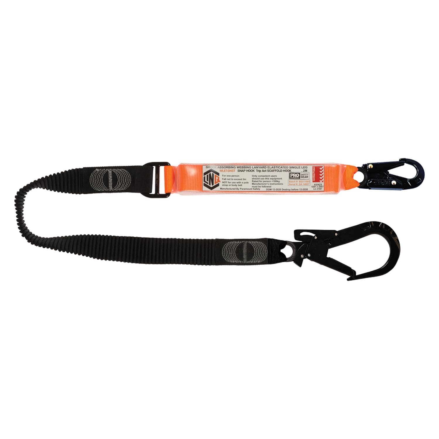 LINQ Elite Single Leg Elasticated Lanyard_35