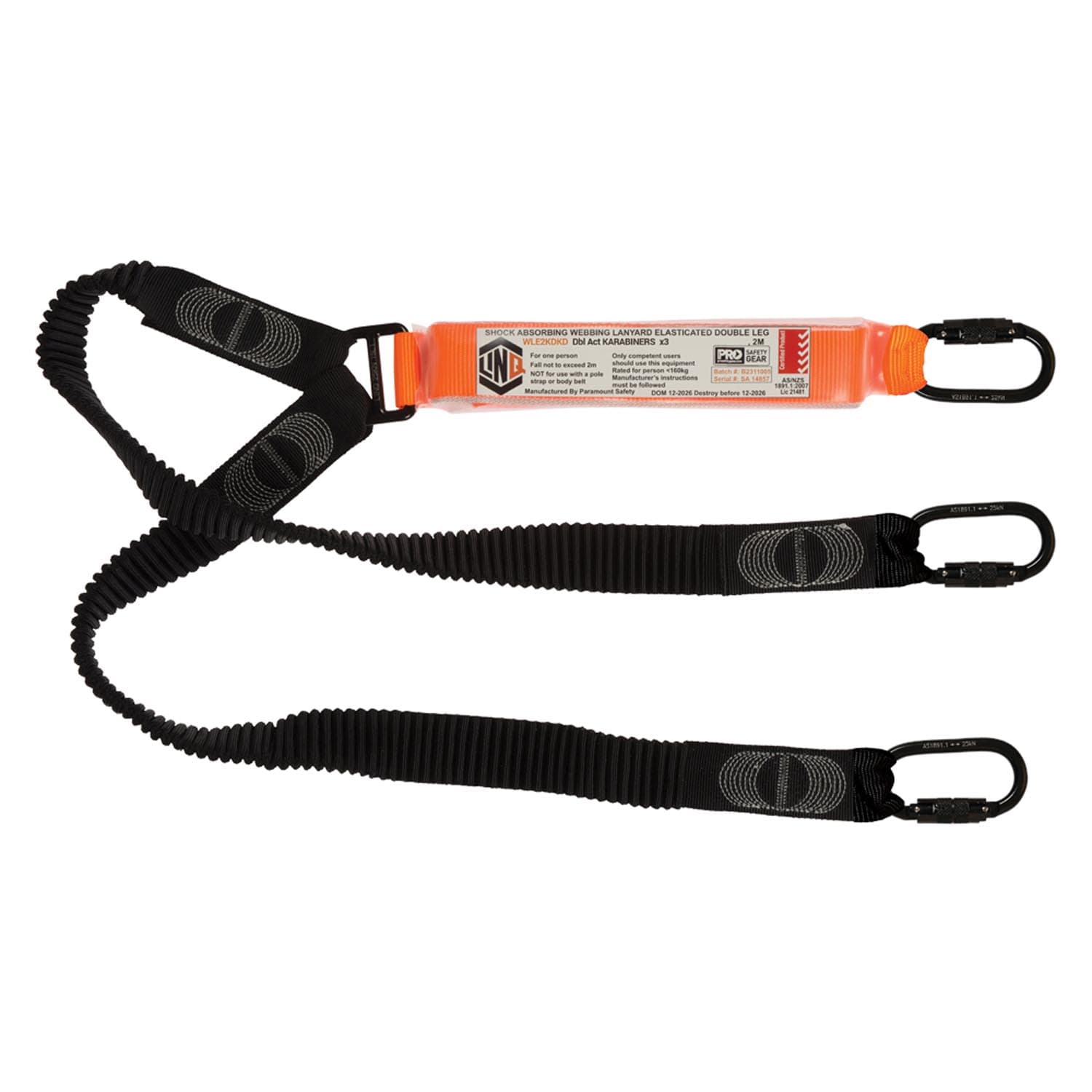 LINQ Elite Double Leg Elasticated Lanyard_0