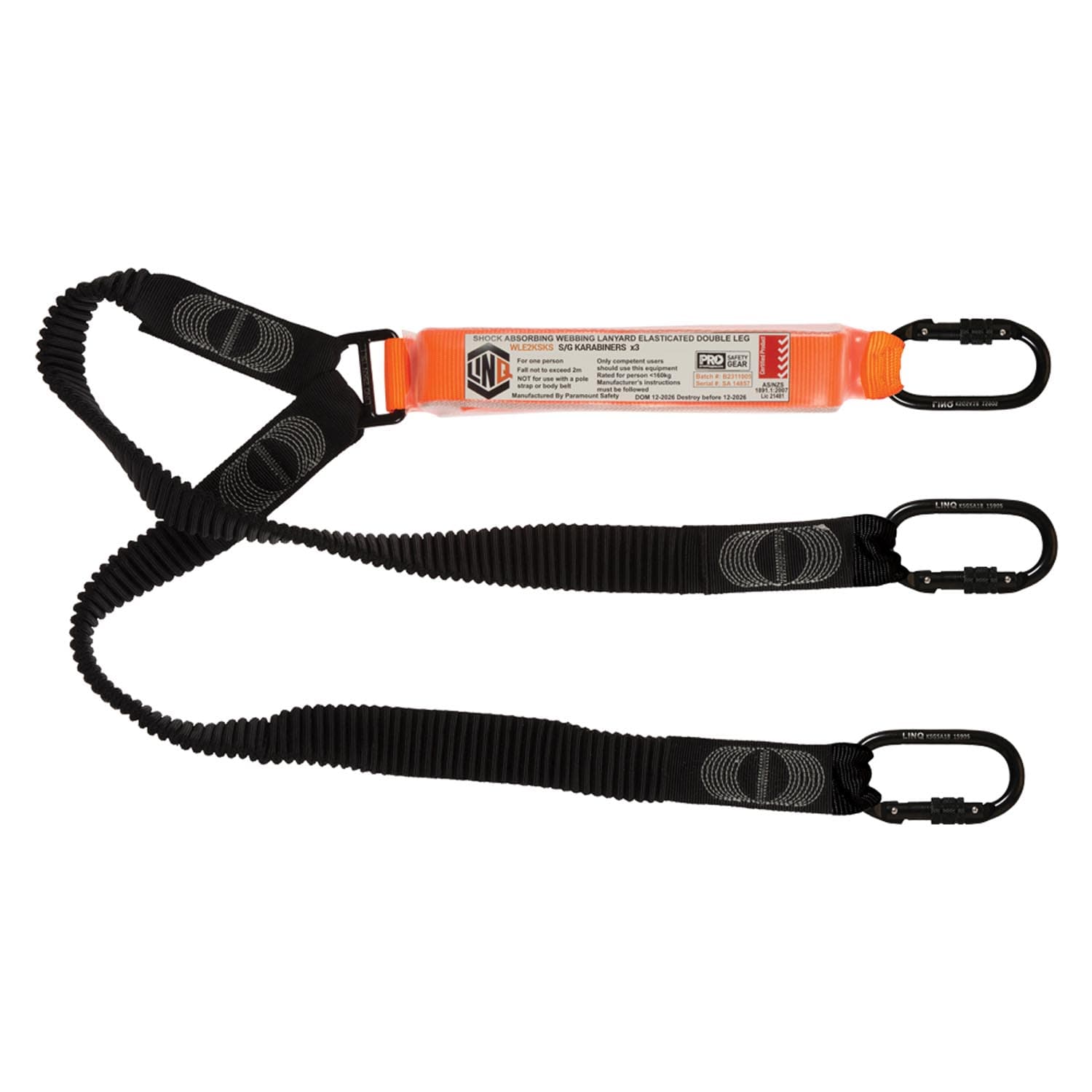 LINQ Elite Double Leg Elasticated Lanyard_10