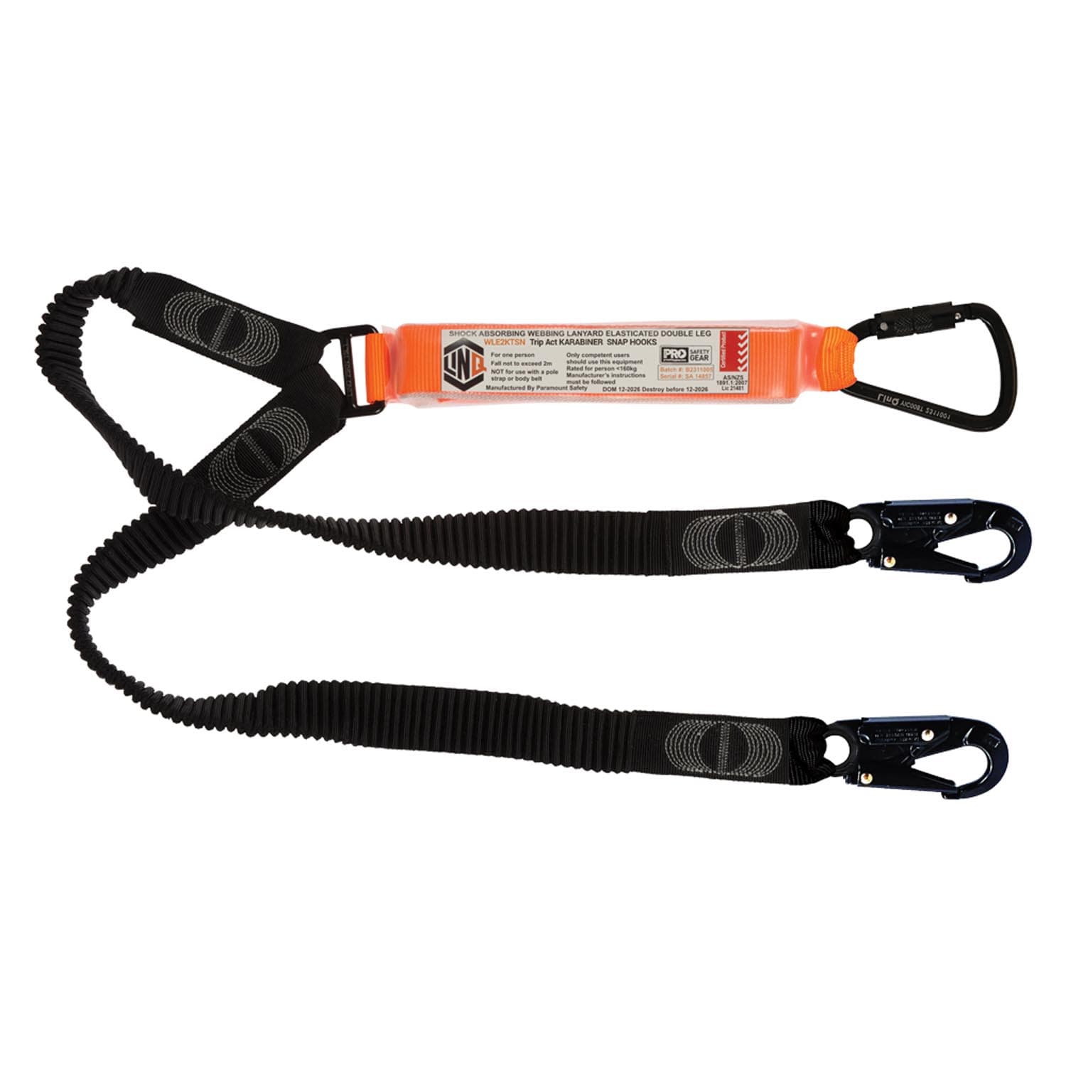 LINQ Elite Double Leg Elasticated Lanyard_22