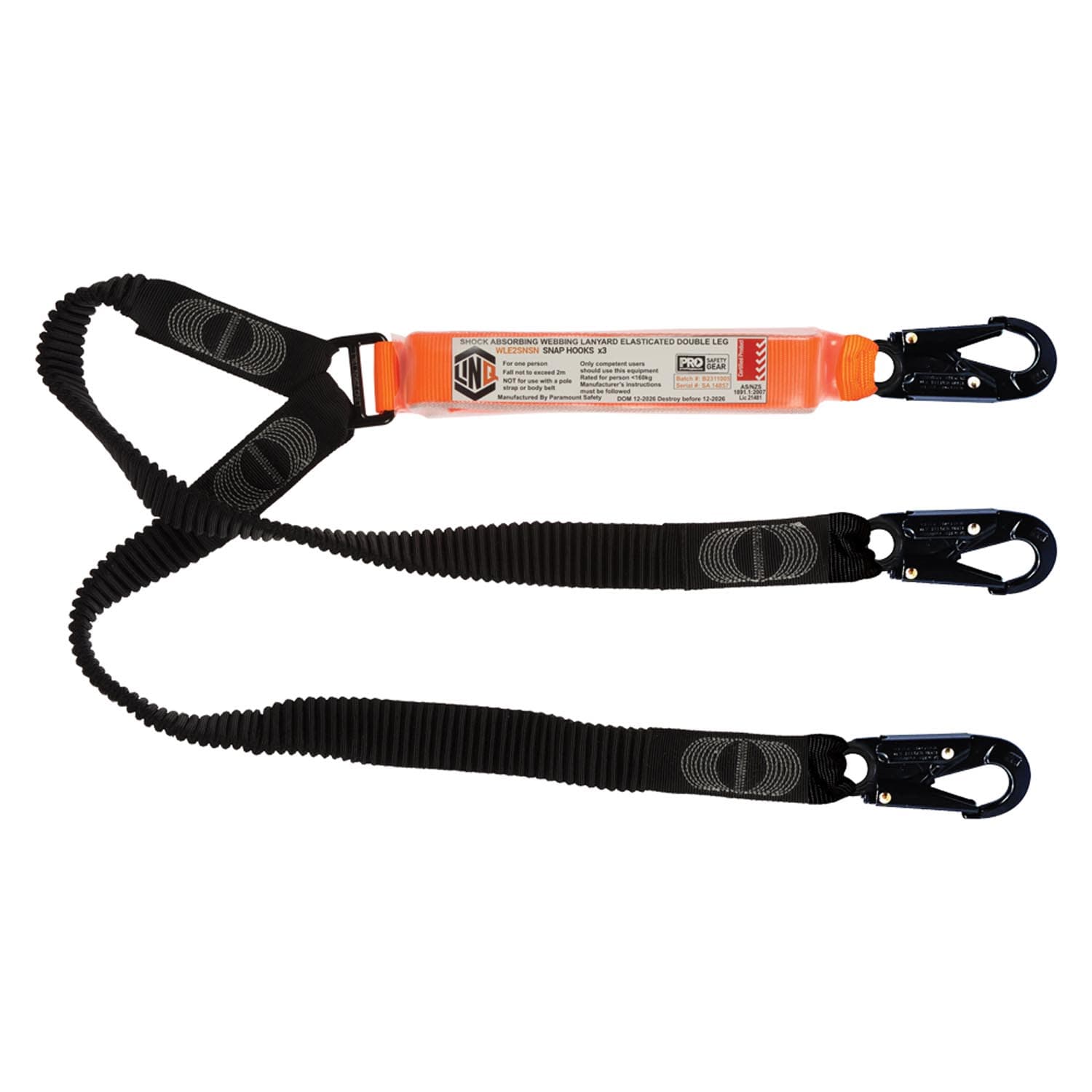 LINQ Elite Double Leg Elasticated Lanyard_32