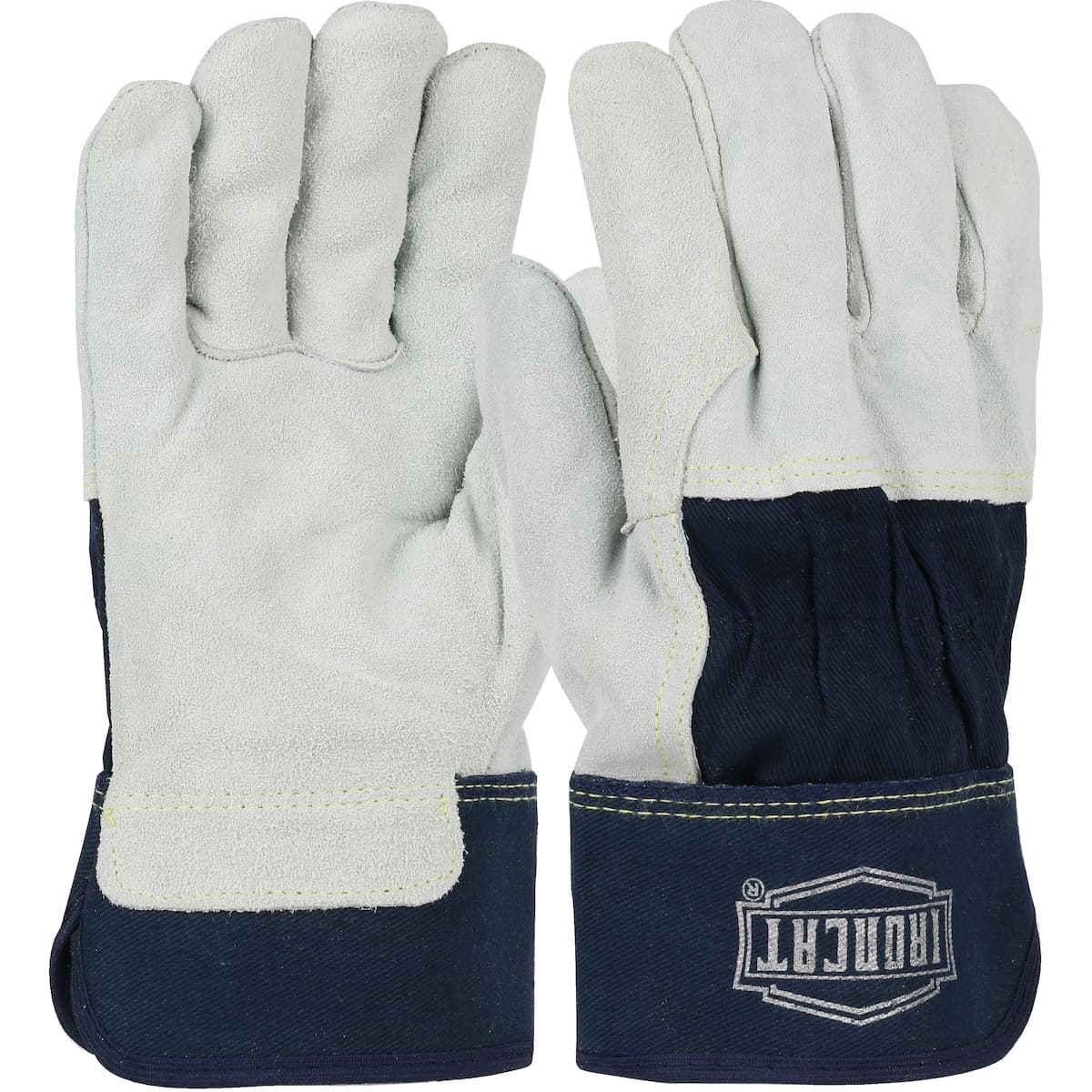Ironcat Split Cowhide, Premium Leather Palm, 3/4 Back, Kevlar Sewn