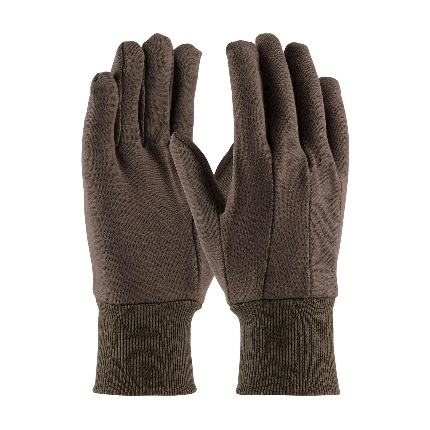 Heavy Weight Cotton/Polyester Jersey Glove - Men's, Brown (KBJ9I) - MENS