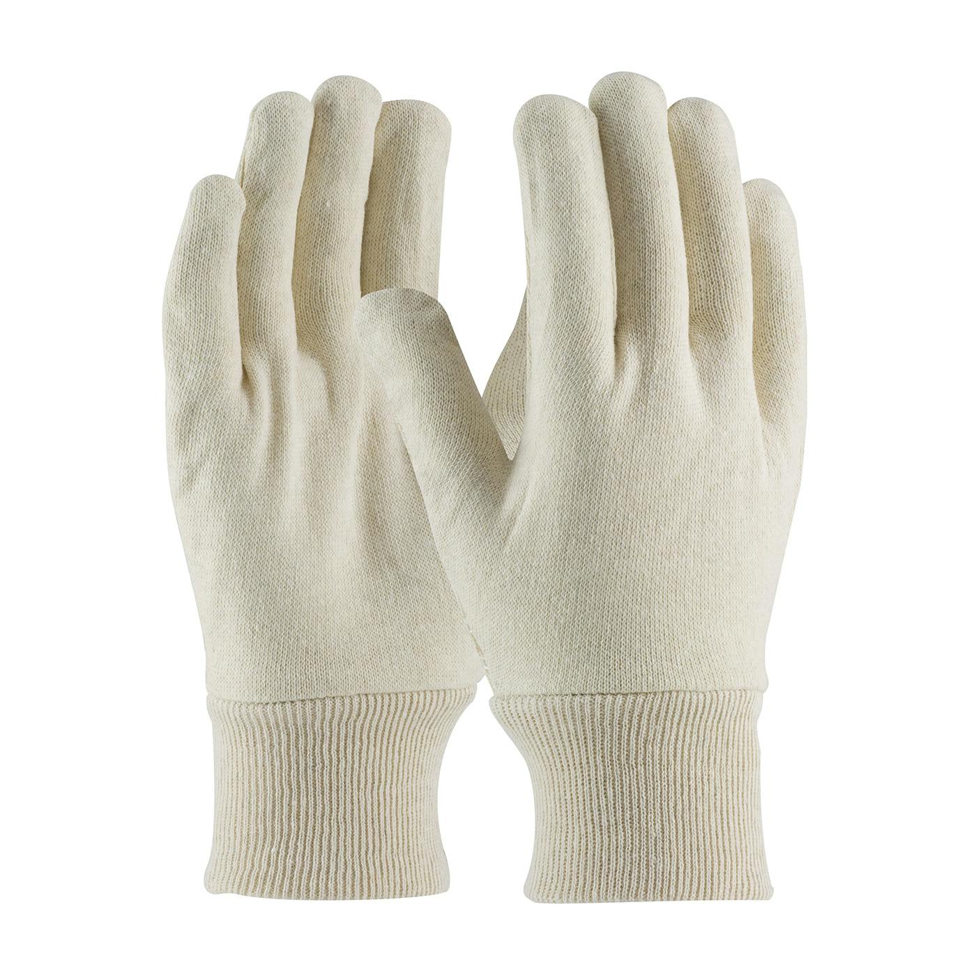 Economy Weight Cotton Reversible Jersey Glove - Ladies', Natural (KJ65LI) - LADIES