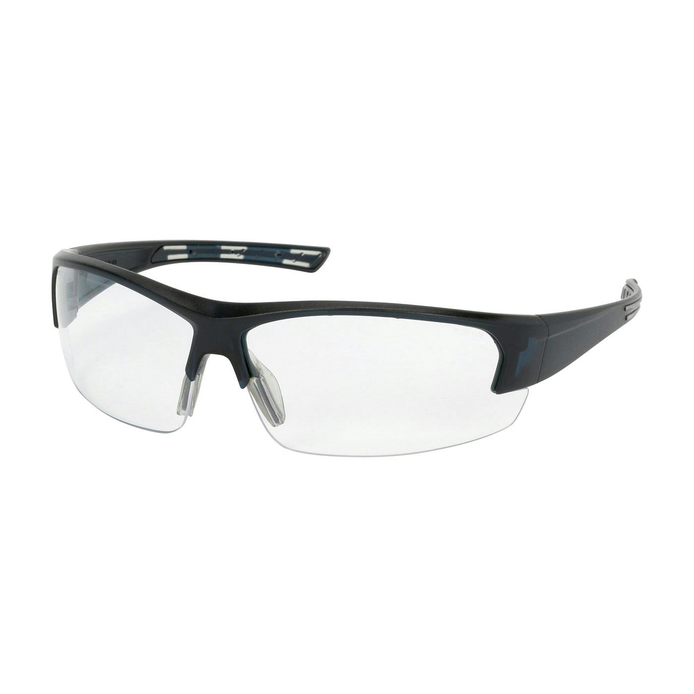 Xtricate™ Semi-Rimless Safety Glasses with Dark Blue Frame_0