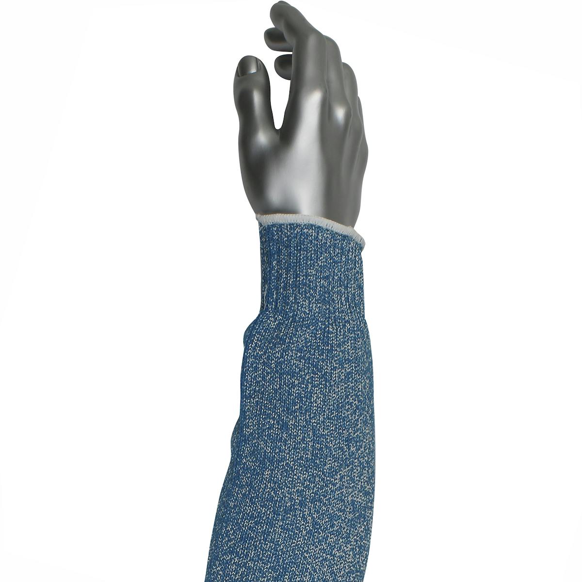 Single-Ply HPPE / Steel Blended Sleeve with Antimicrobial Fibers, Blue (MS-1097) - 22