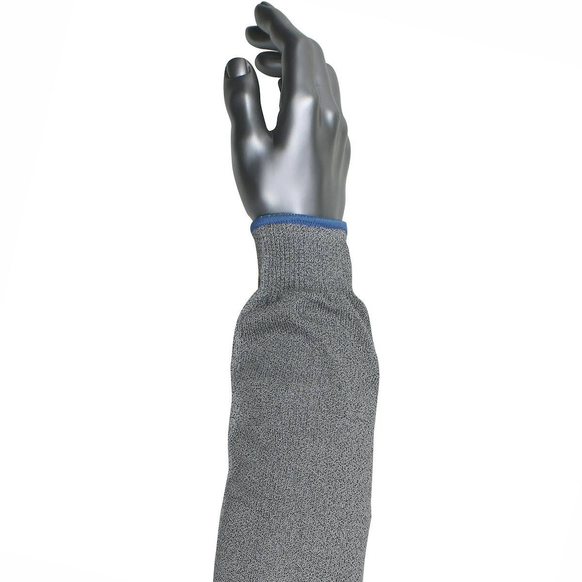 Single-Ply HPPE / Steel Blended Sleeve with Antimicrobial Fibers, Gray (MS2696) - 14