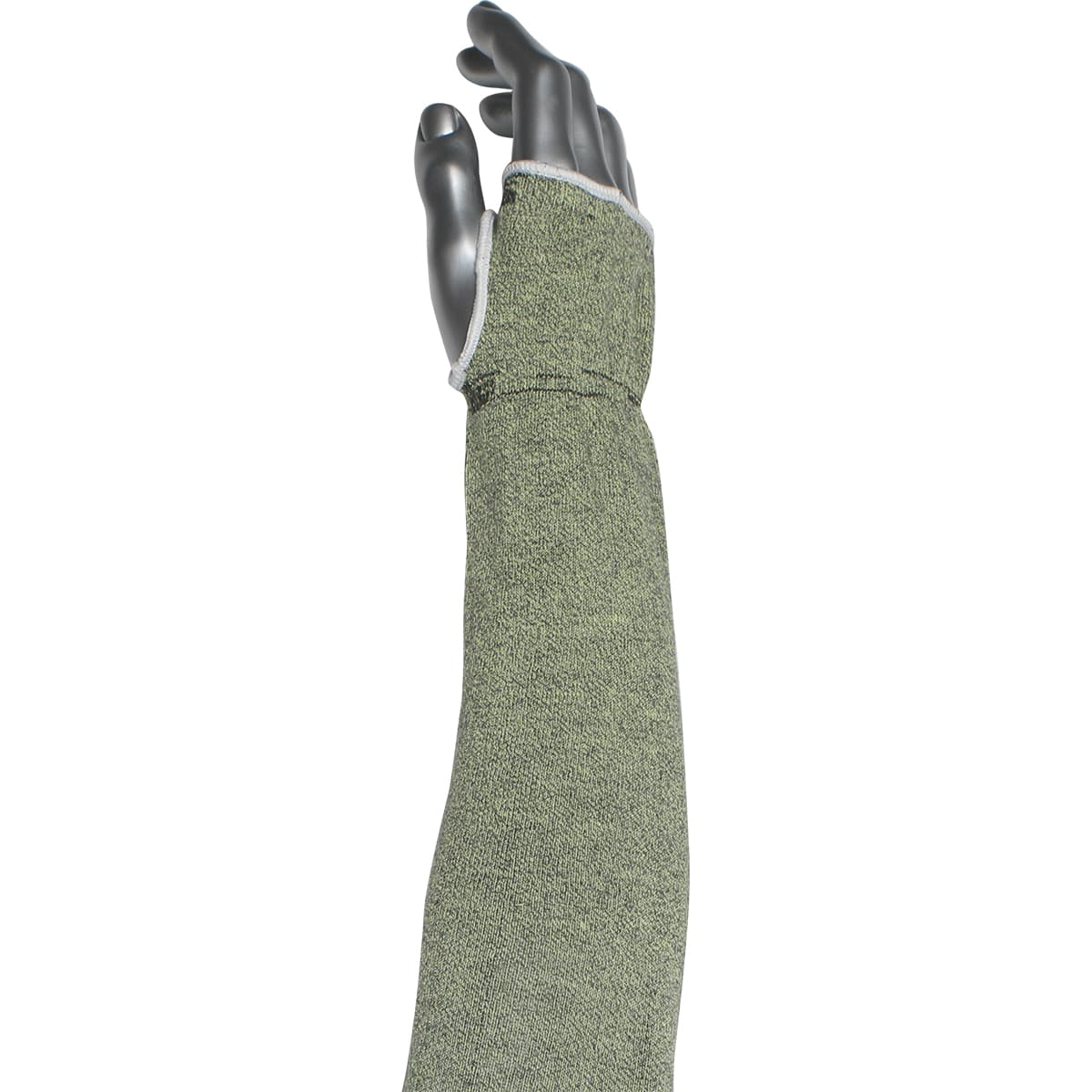 Single-Ply ATA Hide-Away Blended Sleeve with Thumb Hole, Green (MSHA13-T) - 18