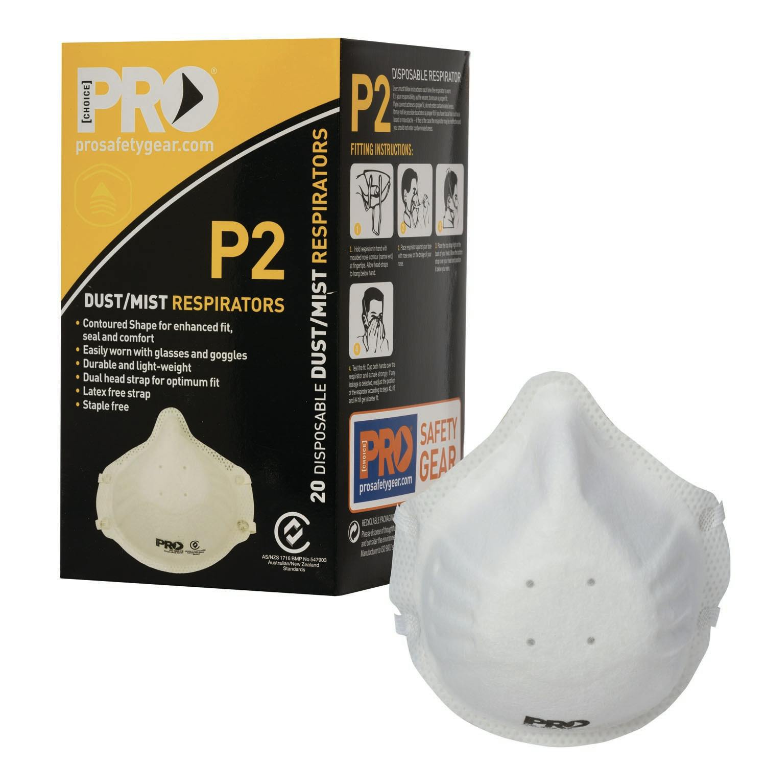 Pro Choice Dust Masks  P2