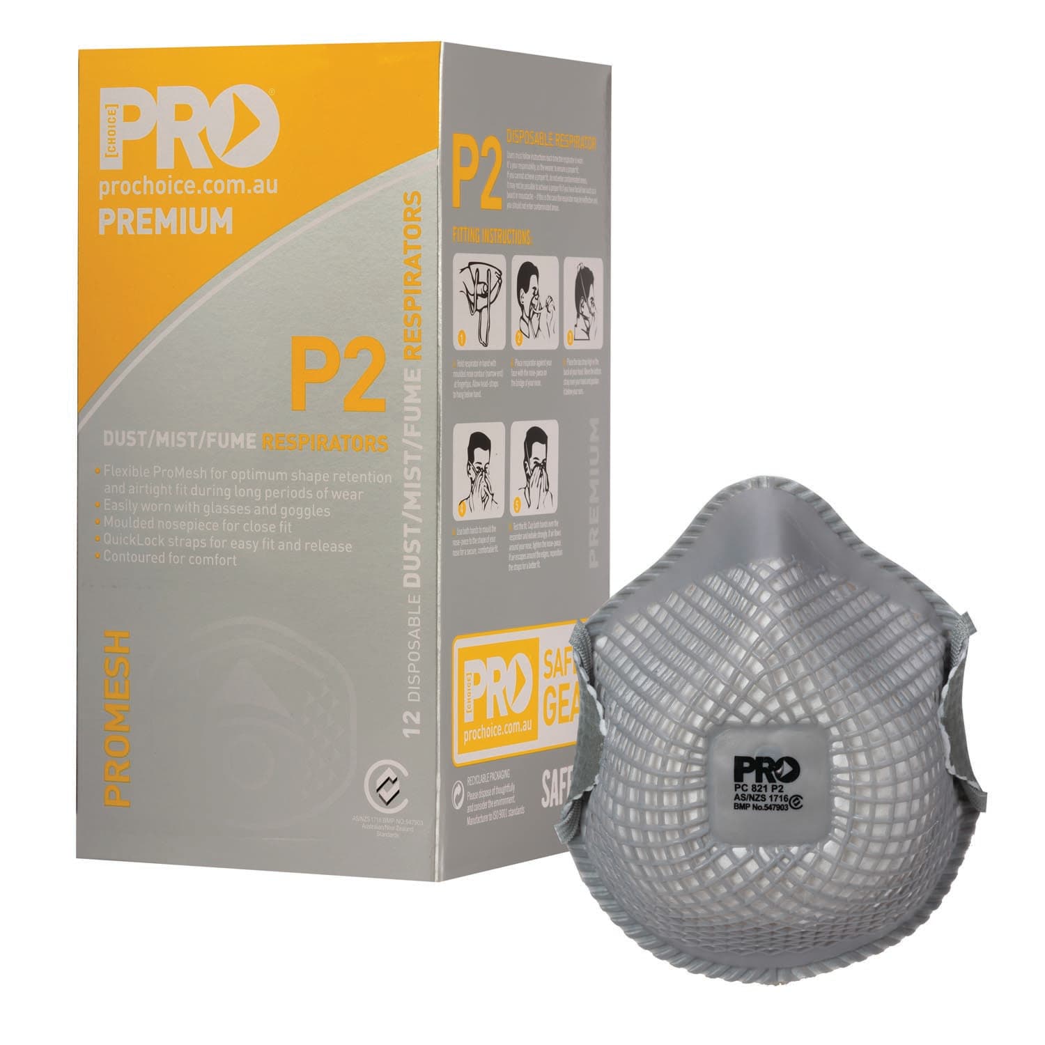 Pro Choice Dust Masks Promesh P2_0