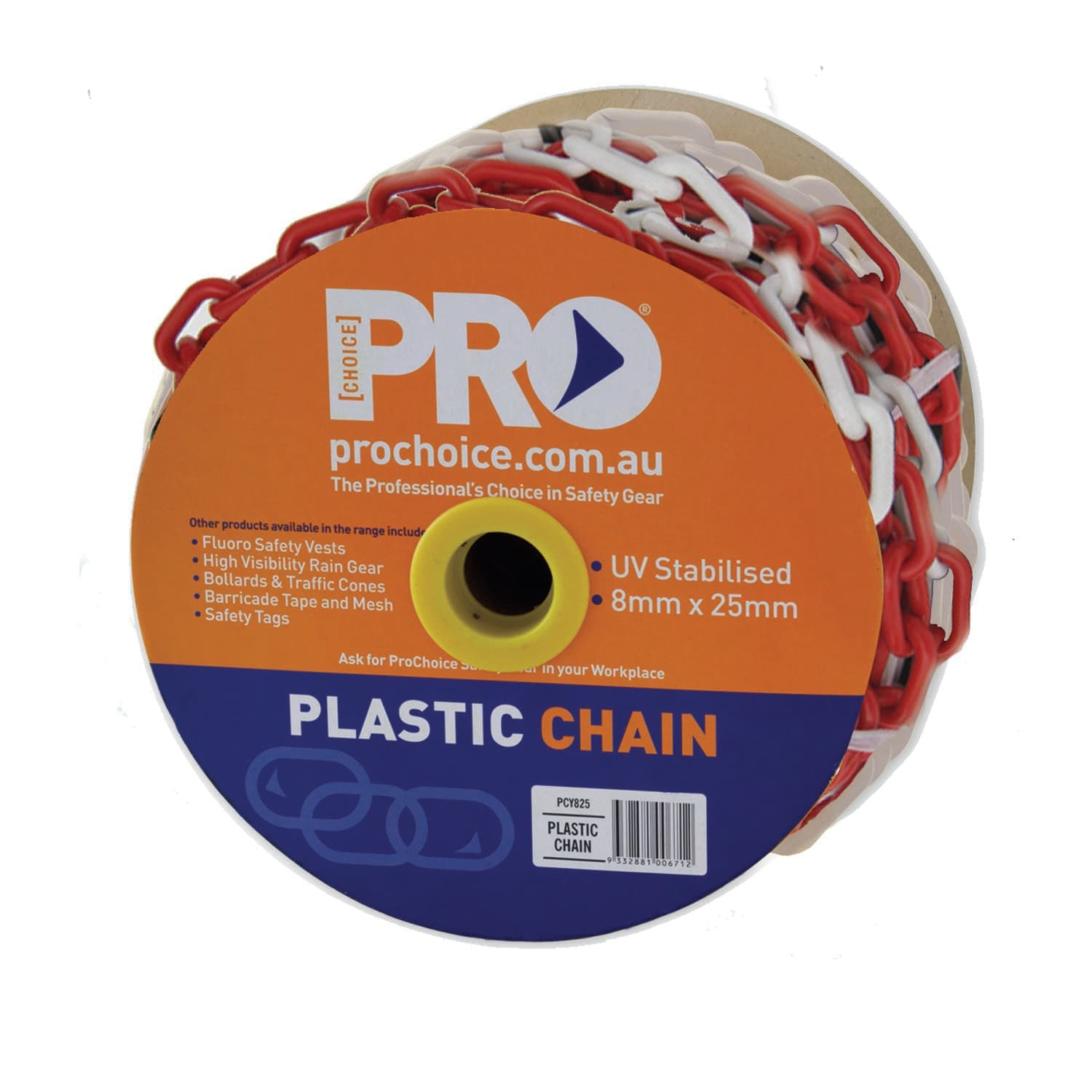 Pro Choice 8Mm Red/White Chain_0