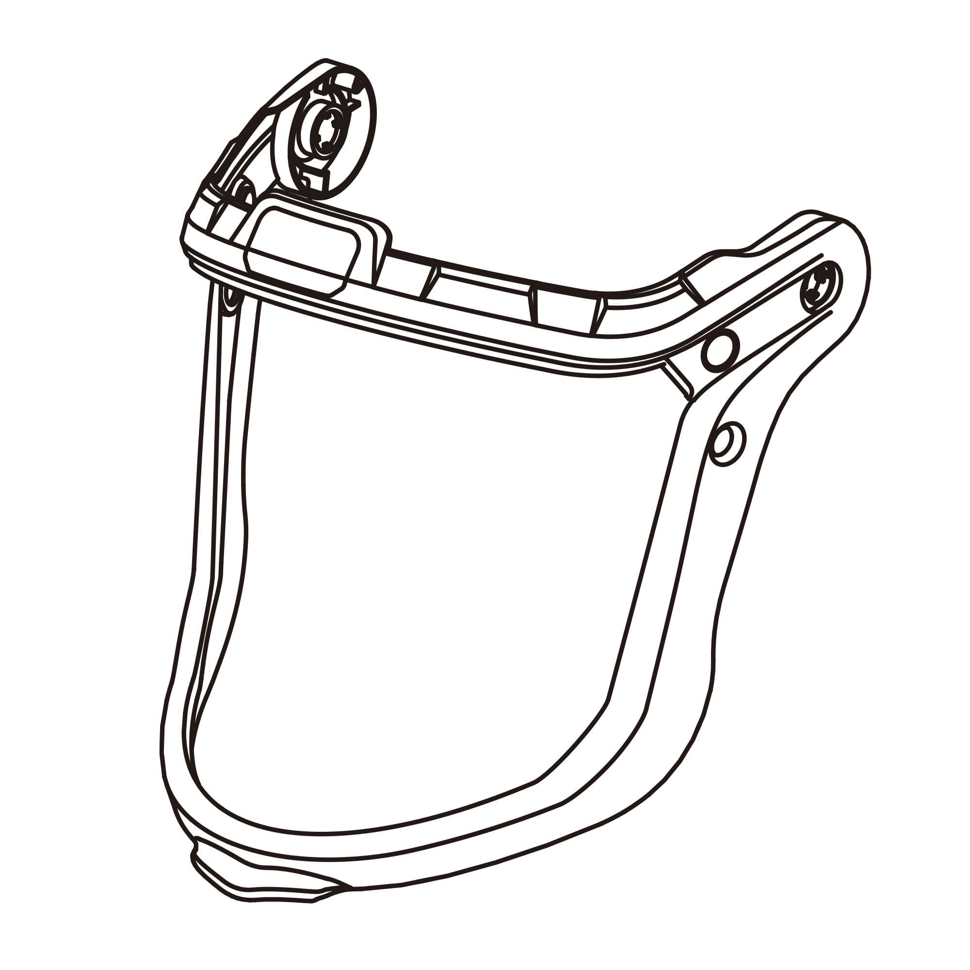 Vanguard G4 Visor Frame Assembly