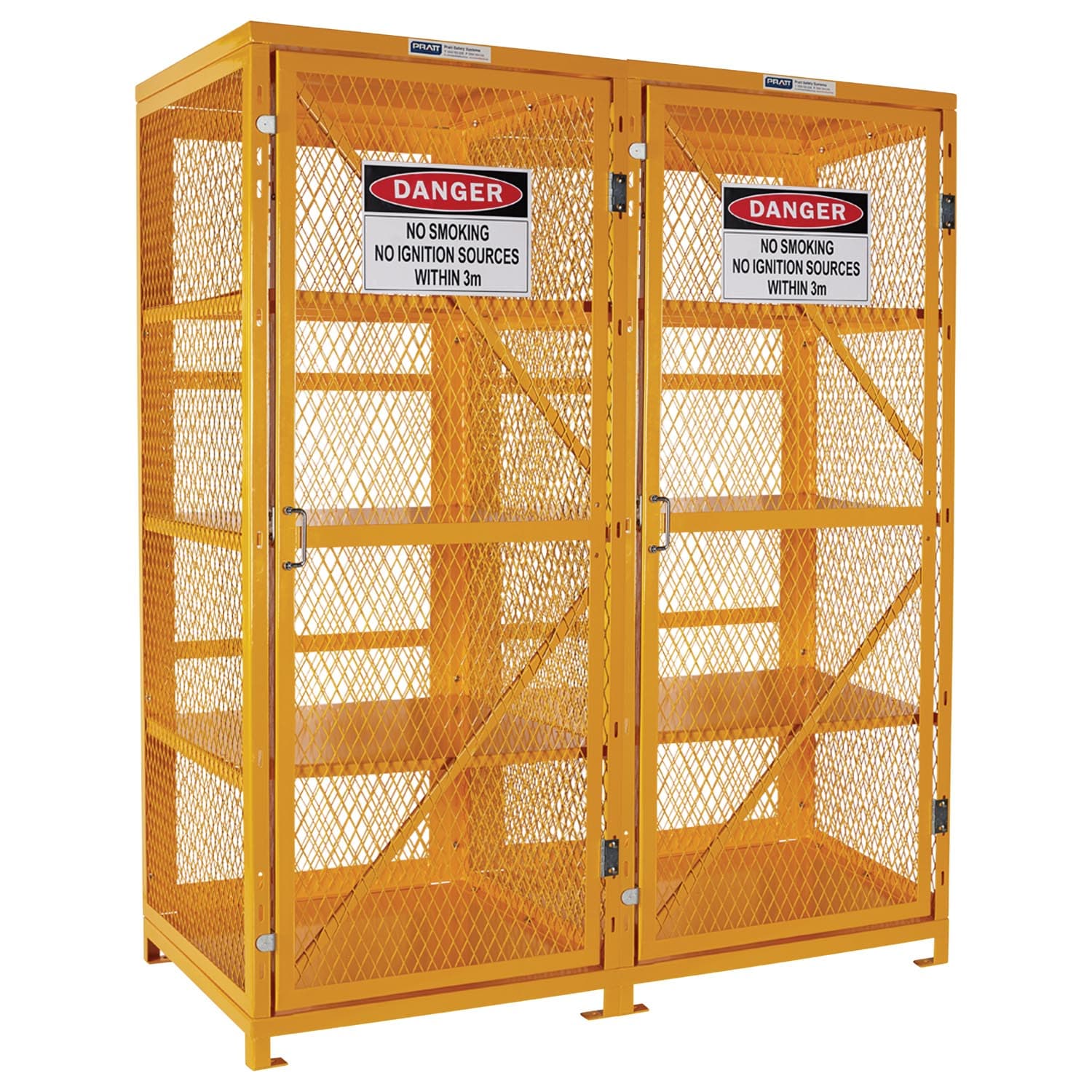 Pratt Aerosol Storage Cage. 4 Storage Level Up To 800 Cans