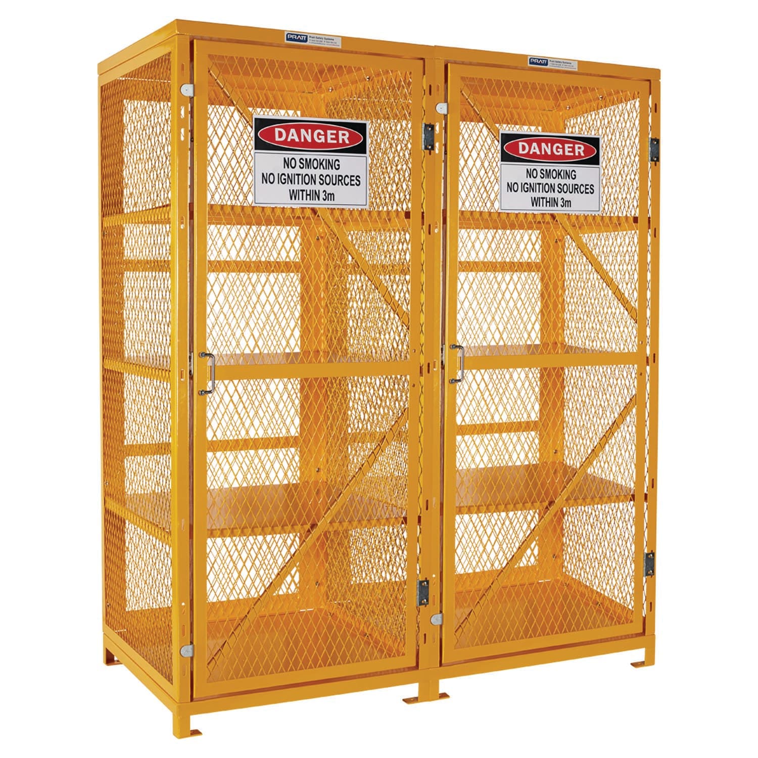 Pratt Aerosol Storage Cage. 4 Storage Levels Up To 800 Cans. (Comes Flat Packed - Assembly Required)