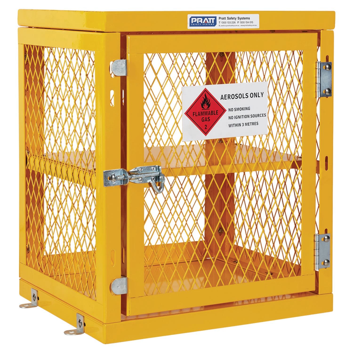 Pratt Aerosol Storage Cage. 2 Storage Level Up To 84 Cans. (Comes Flat Packed - Assembly Required)