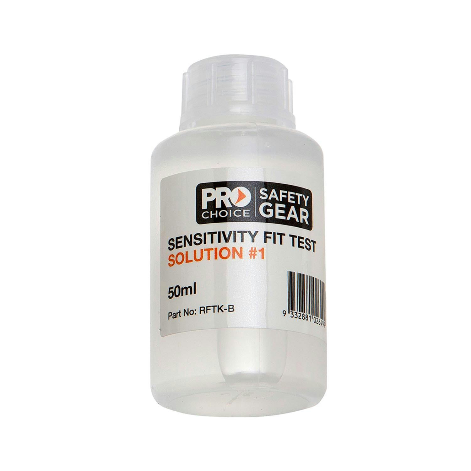 Pro Choice Pre-Mixed Bottle Sensitivity Solution #1 For Qualitative Respiratory Fit Test Kit