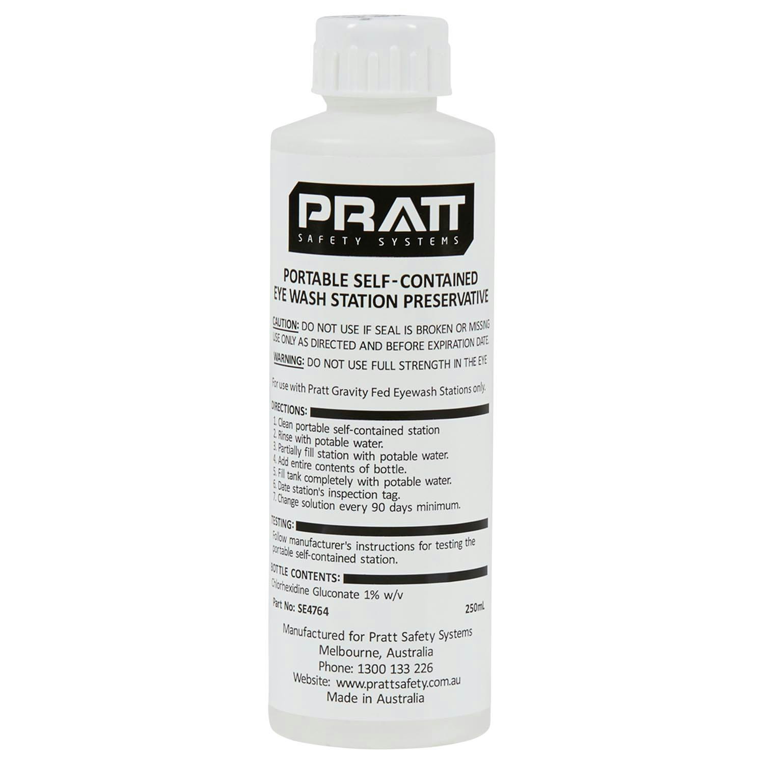 Pratt Water Preservative Solution 4 X 250Ml Bottles