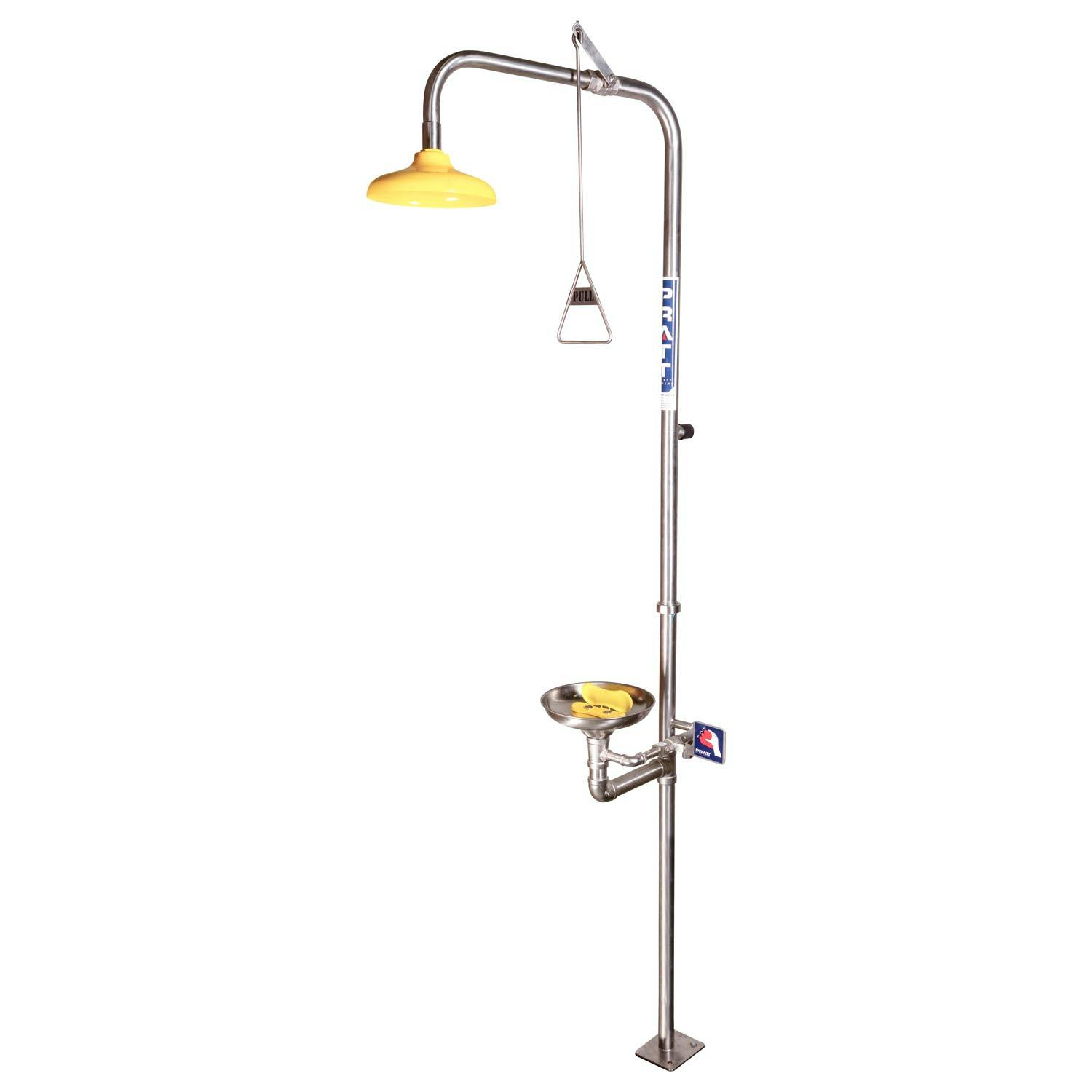 Pratt Combination Shower With Eye & Face Wash And Bowl - No Foot Treadle