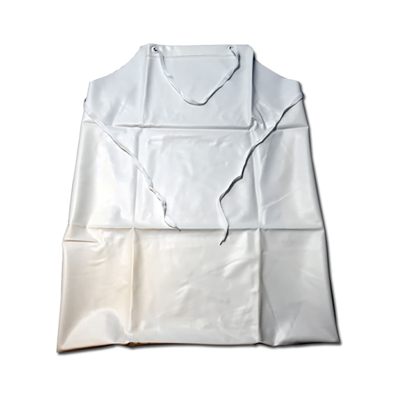 White Vinyl Apron - 20 mil, White (UW-20) - 35 inch x 45