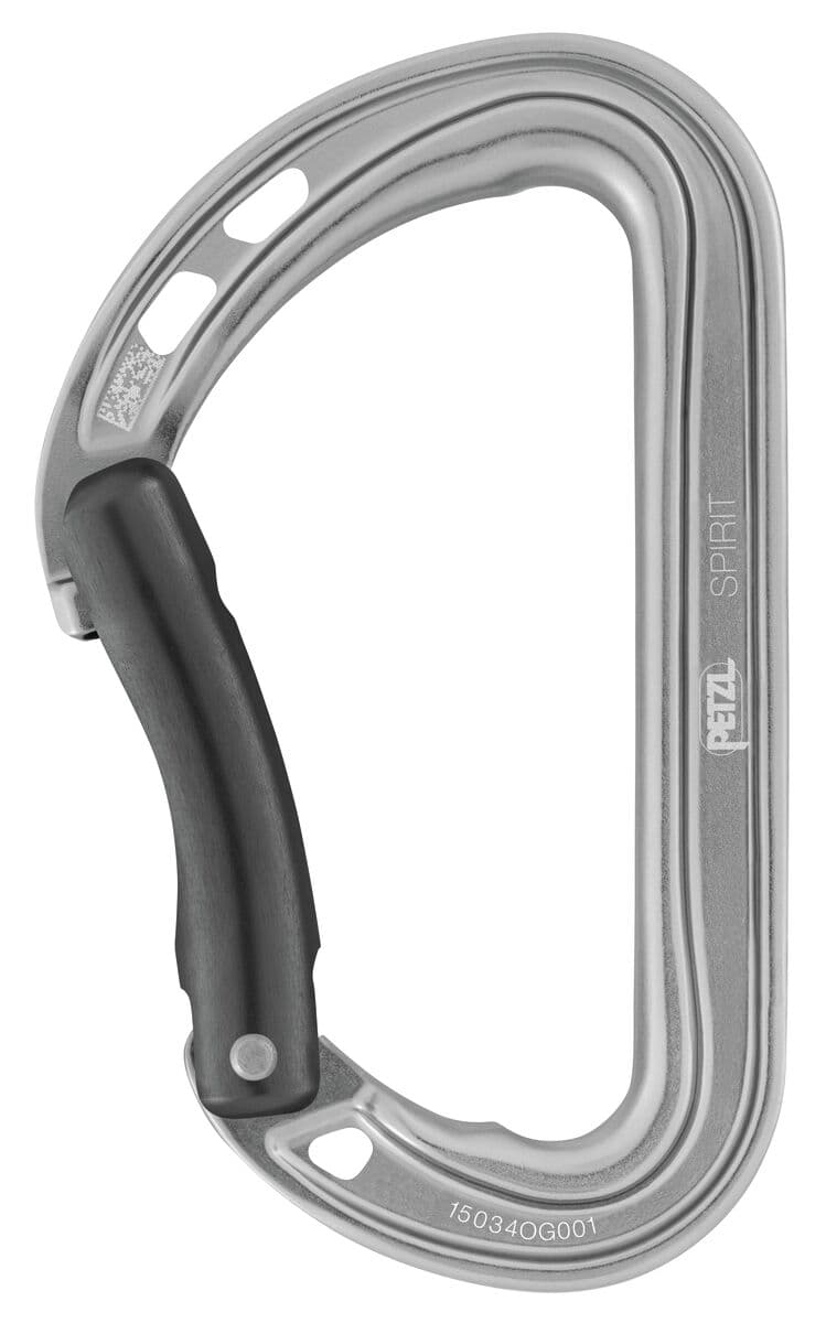 Petzl Spirit (Bent Gate) - Grey