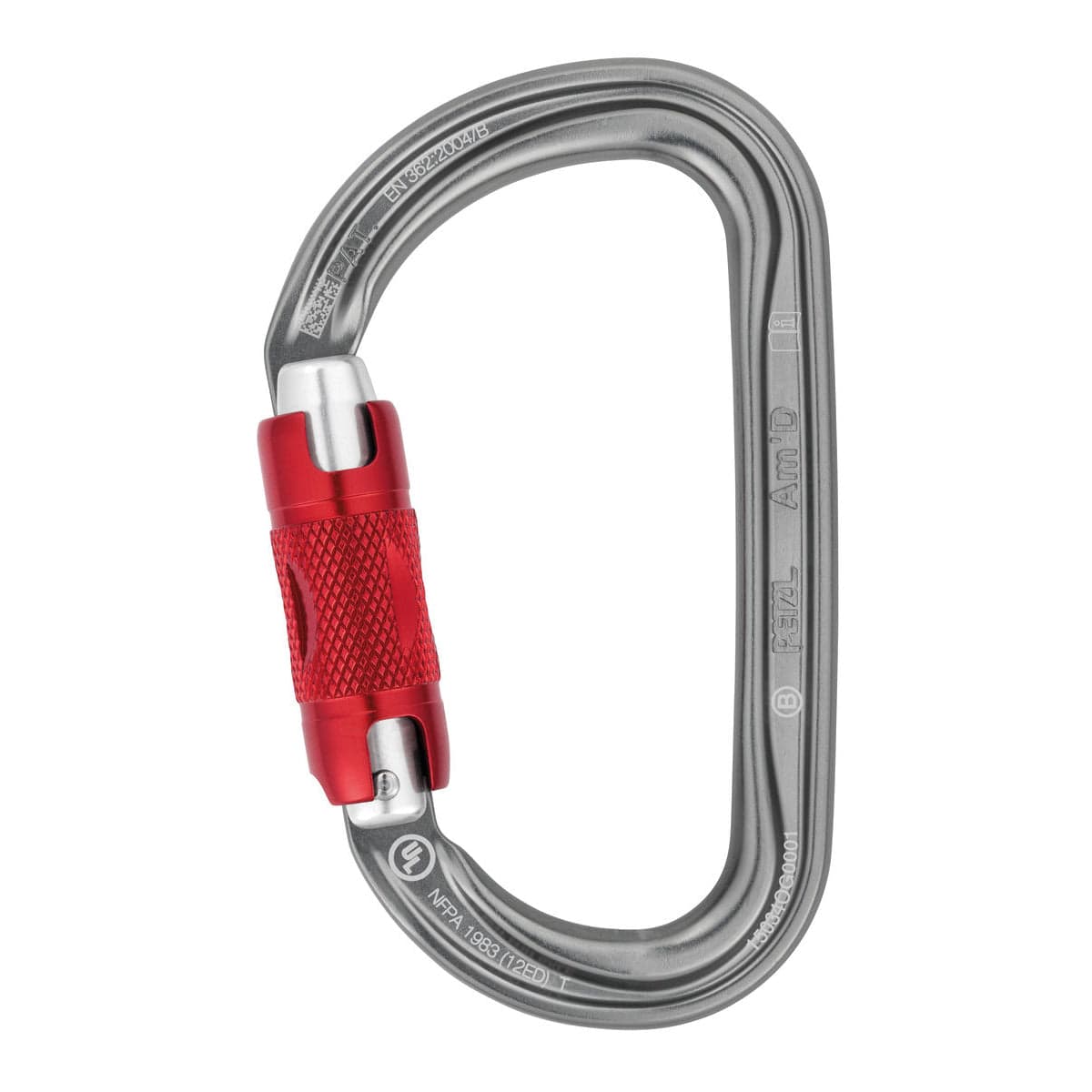 Petzl Am'D Twist-Lock Carabiner Grey