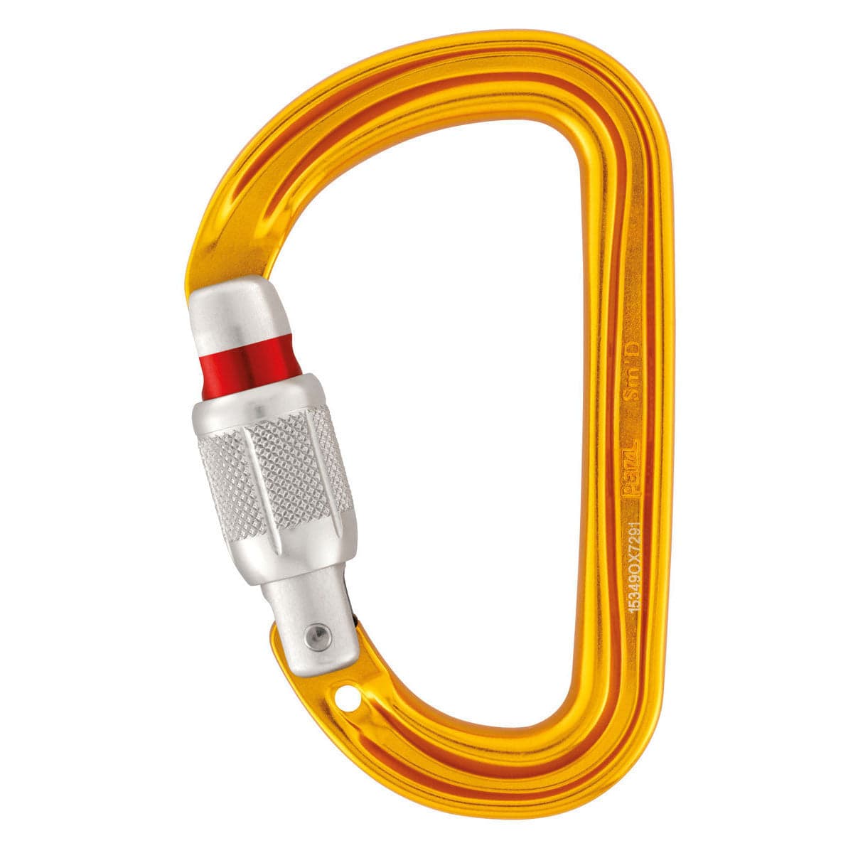 Petzl Sm'D Screwgate Carabiner Yellow