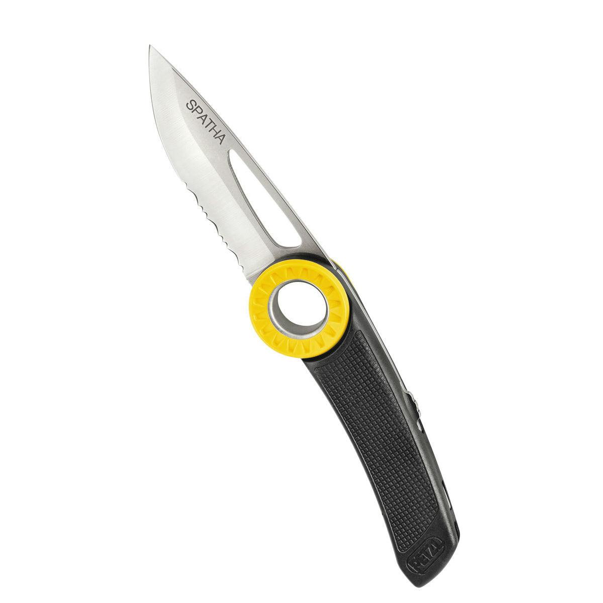 Petzl Spatha Knife (Pro) Black/Yellow_0