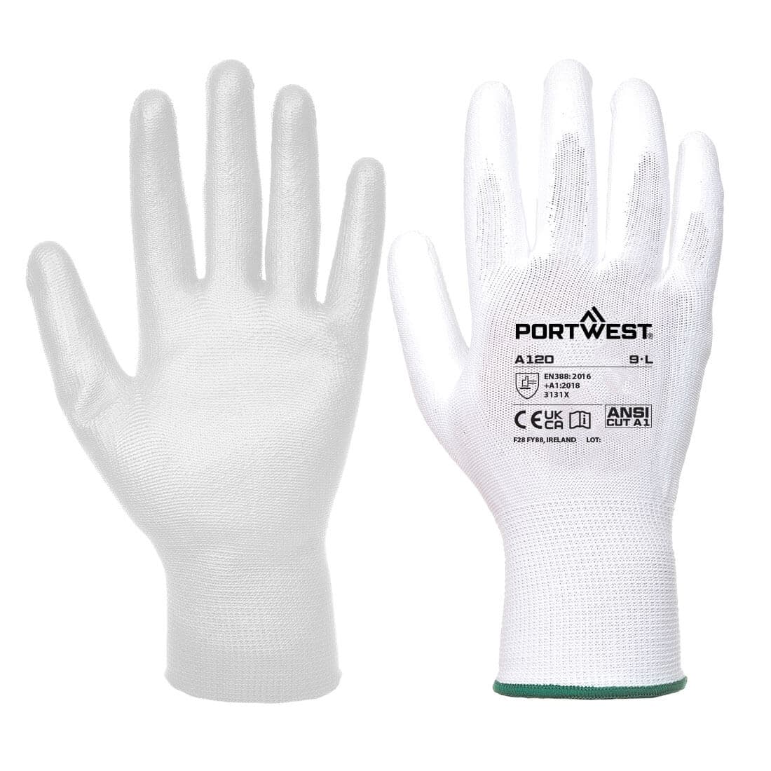 Portwest PU Palm Glove (White)