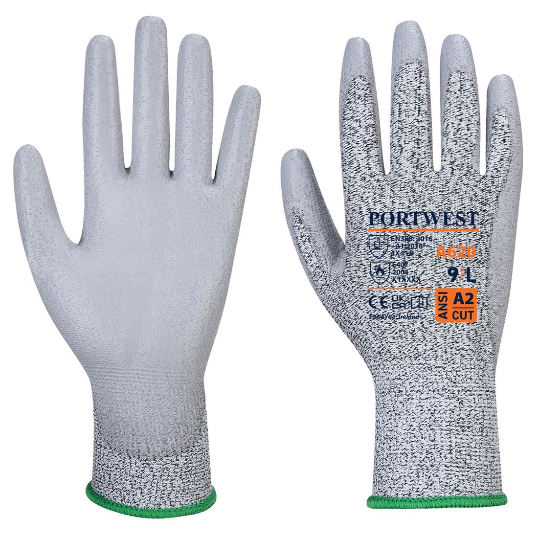 Portwest LR CUT PU Palm Glove (Grey)