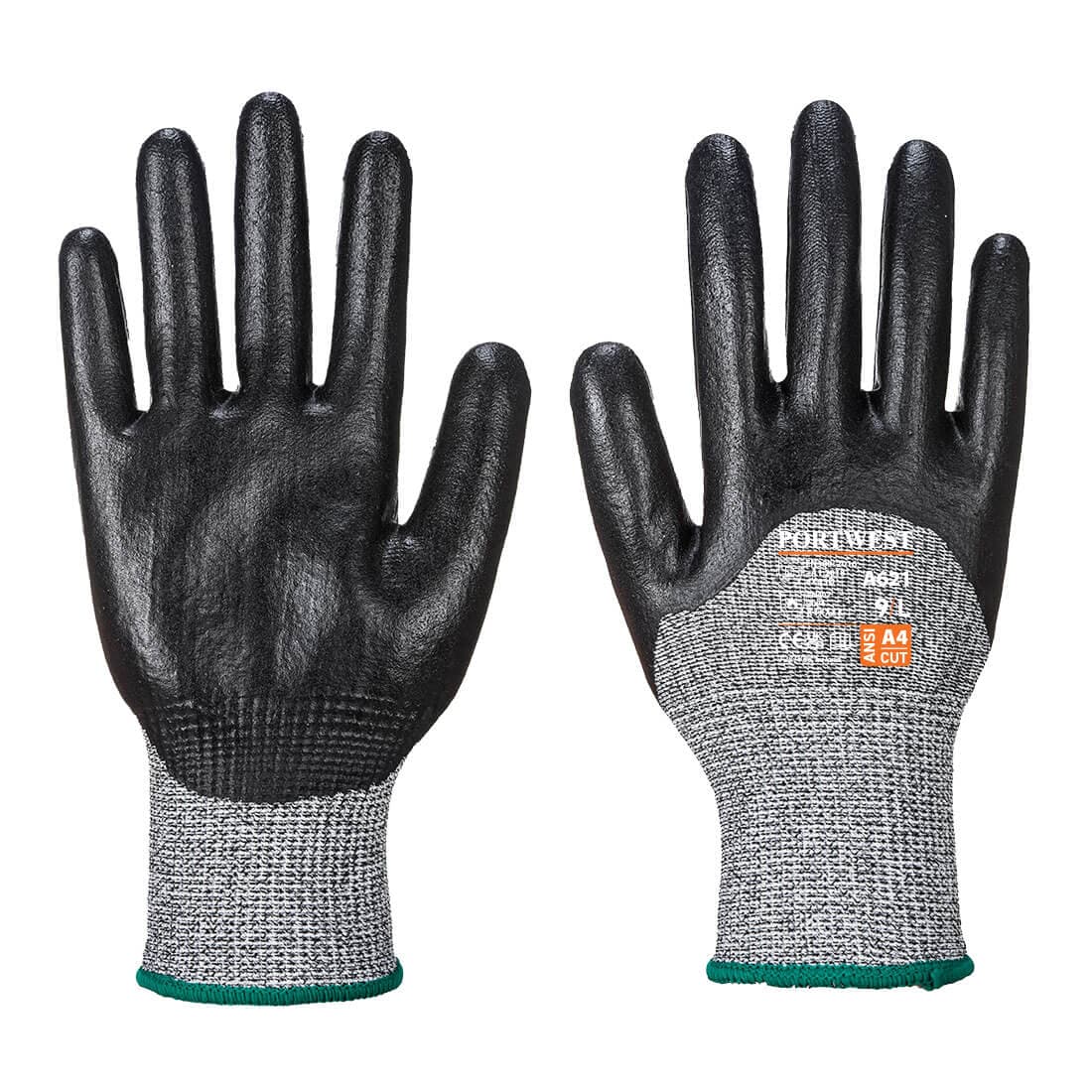 Portwest Cut 3/4 Nitrile Foam Glove (Black)