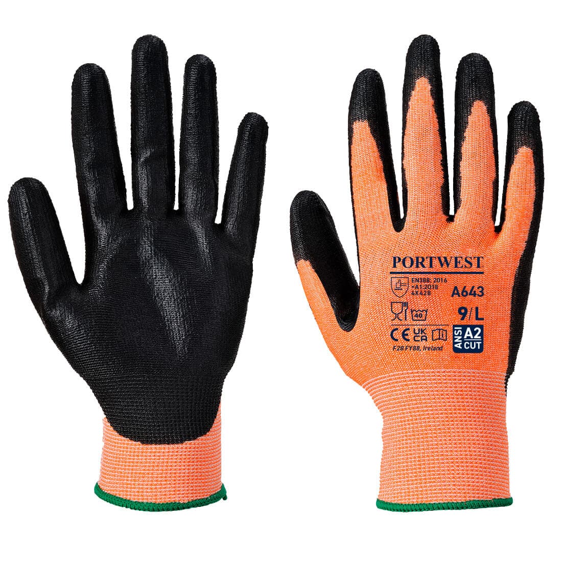 Portwest Amber Cut Glove - Nitrile Foam (Amber)