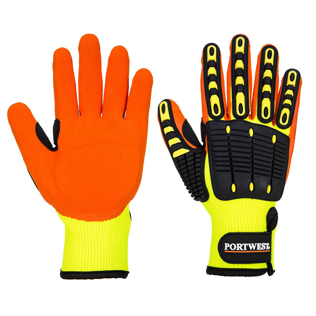 Portwest Anti Impact Grip Glove (Yellow/Orange)