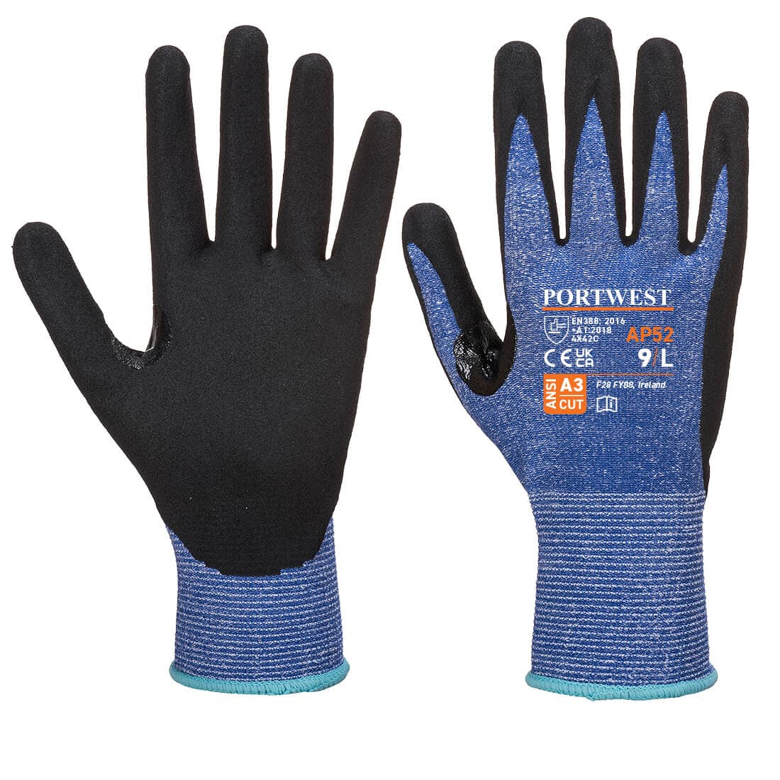 Portwest Dexti Cut Ultra Glove (Blue/Black)