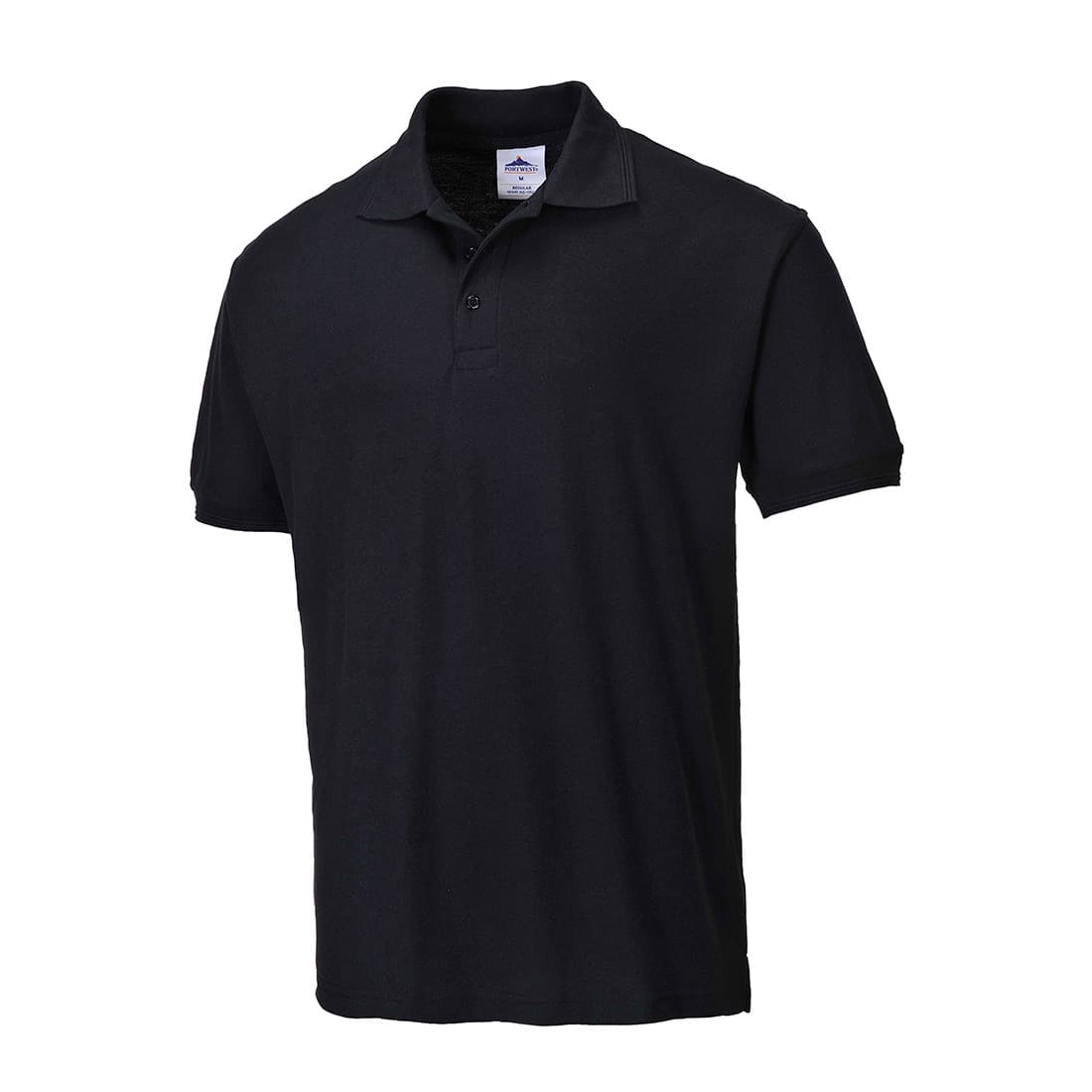 Portwest Naples Polo Shirt S/S (Black)