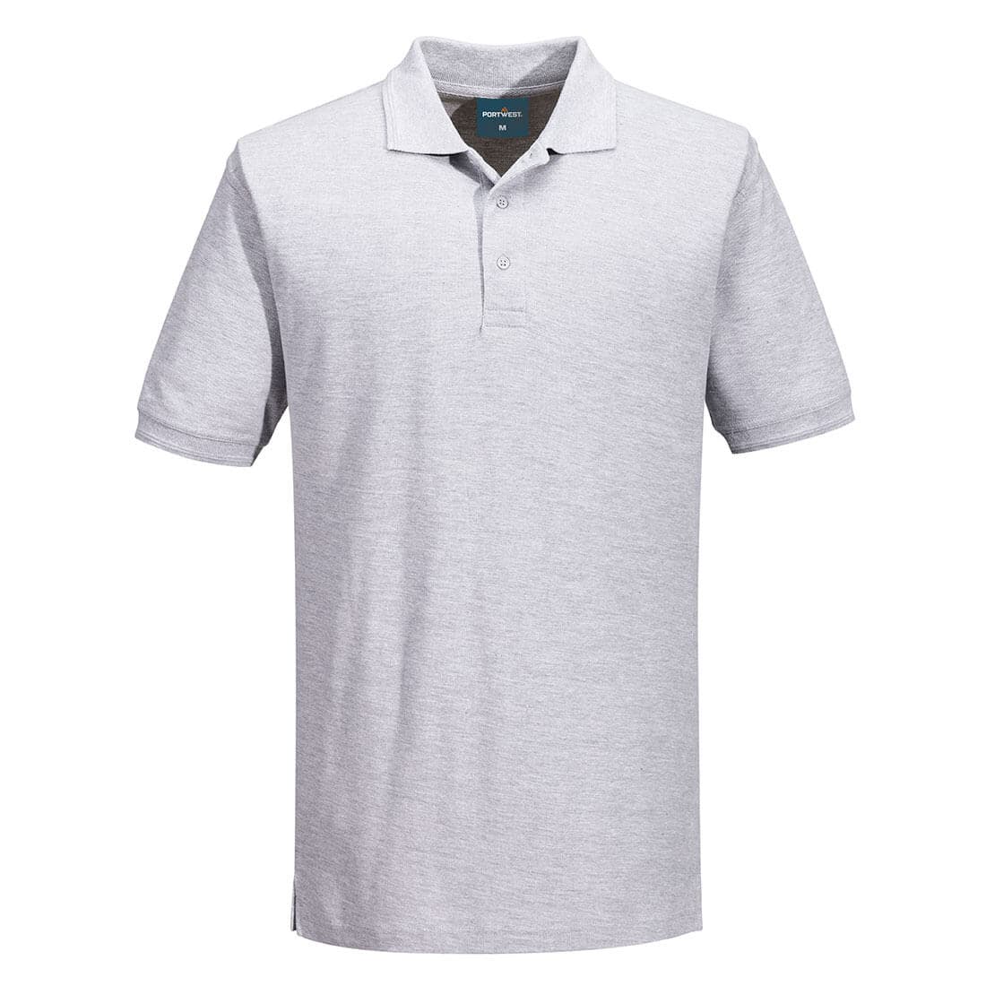 Portwest Naples Polo Shirt S/S (Heather Grey)