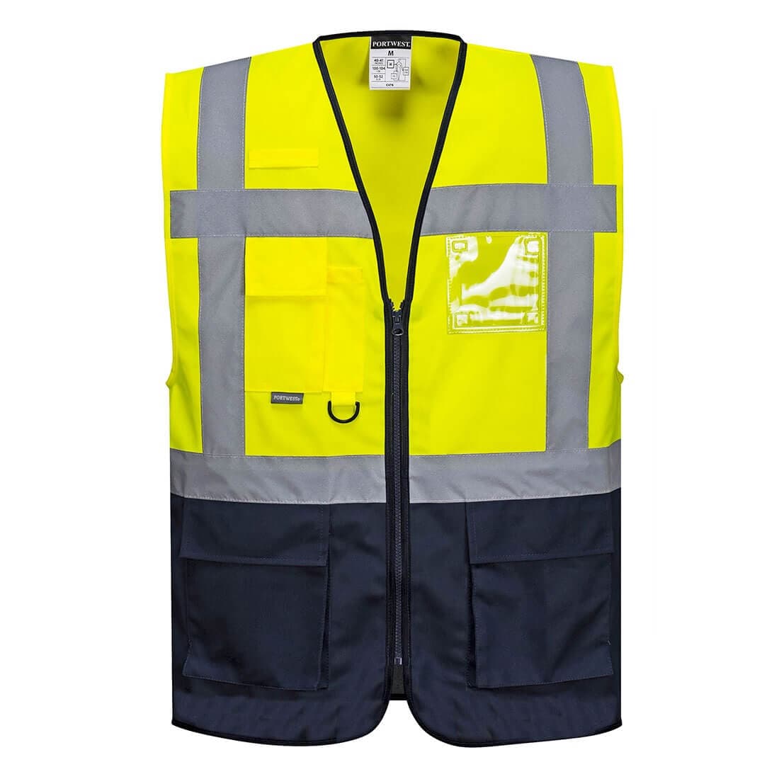 Portwest Warsaw Executive Vest (Yellow/Navy)