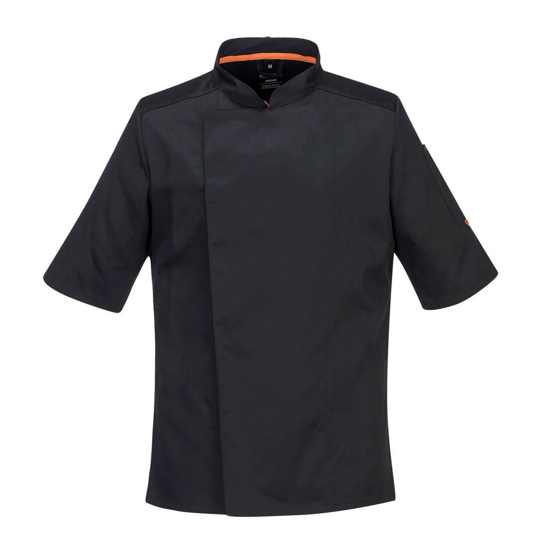 Portwest Chef's MeshAir Pro Stretch Jacket S/S  (Black)