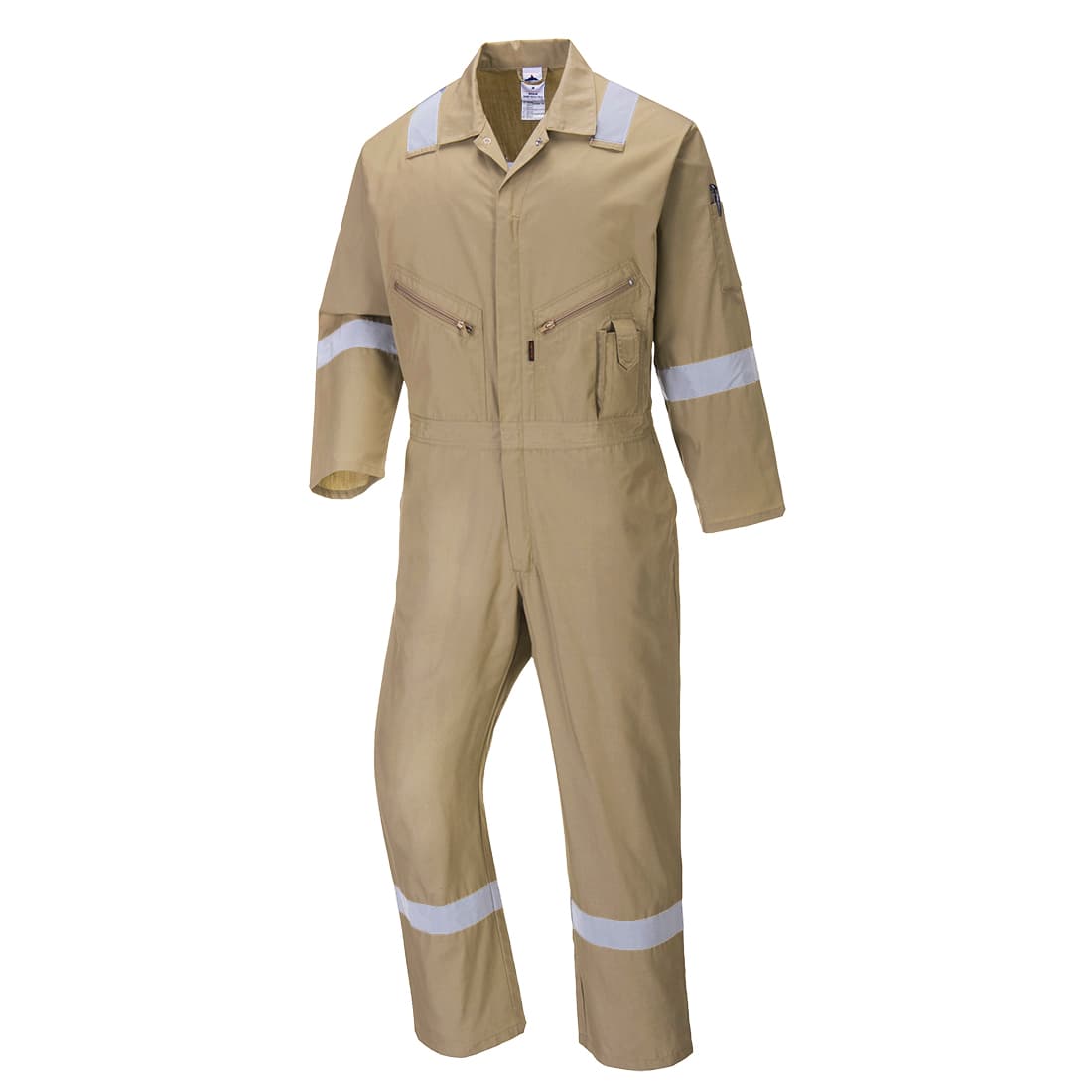 Portwest Iona Enhanced Cotton Coverall Orange (Khaki)