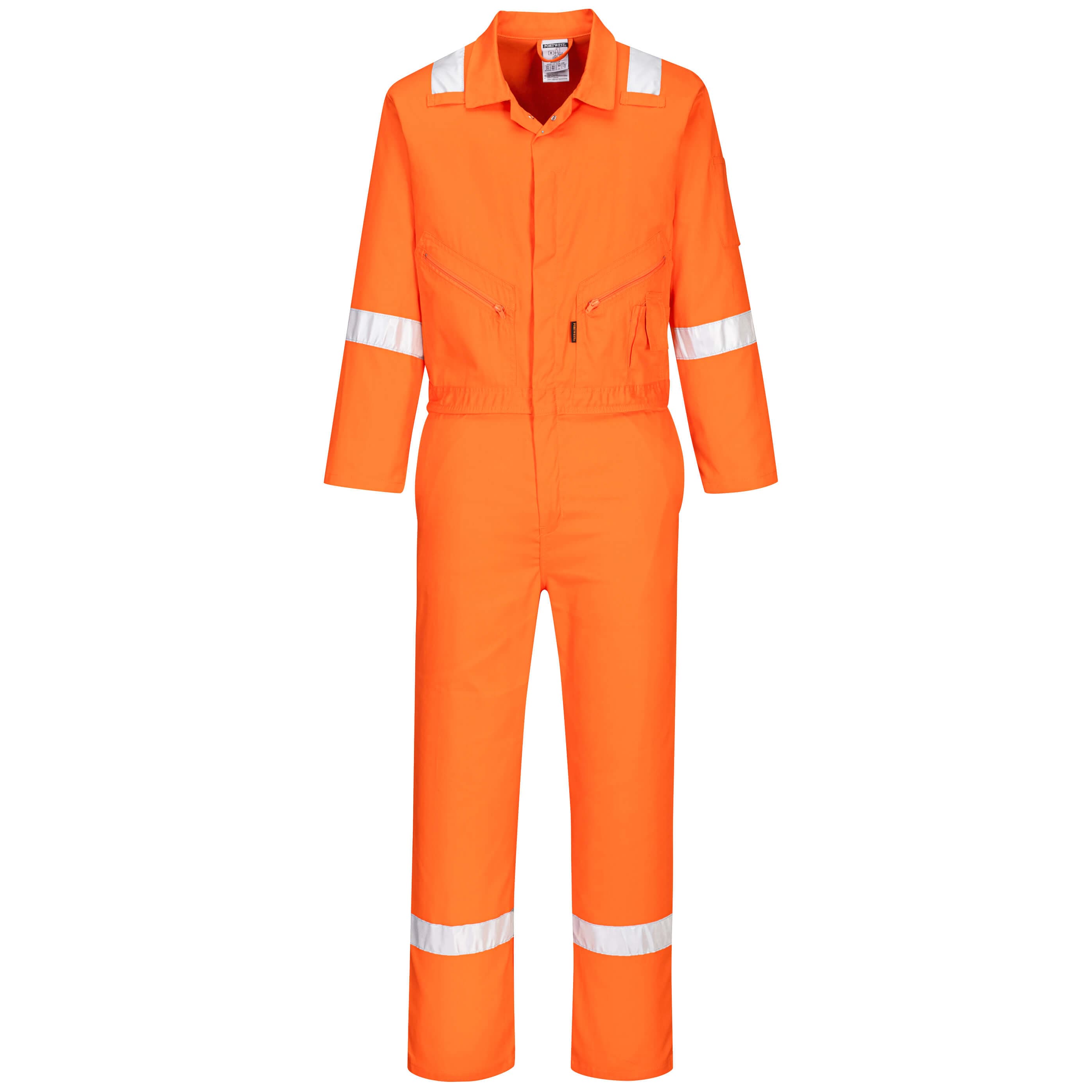 Portwest Iona Enhanced Cotton Coverall Orange (Orange)